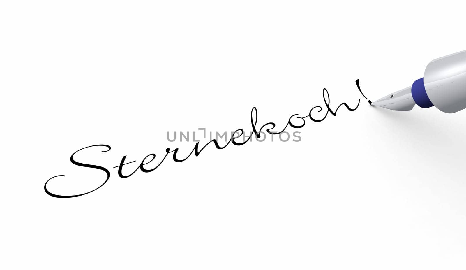 Michelin-starred chef lettering with fountain pen