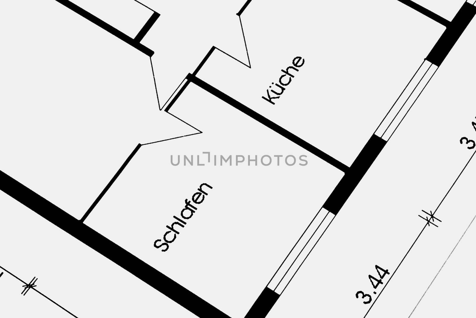 Floor plan of an apartment