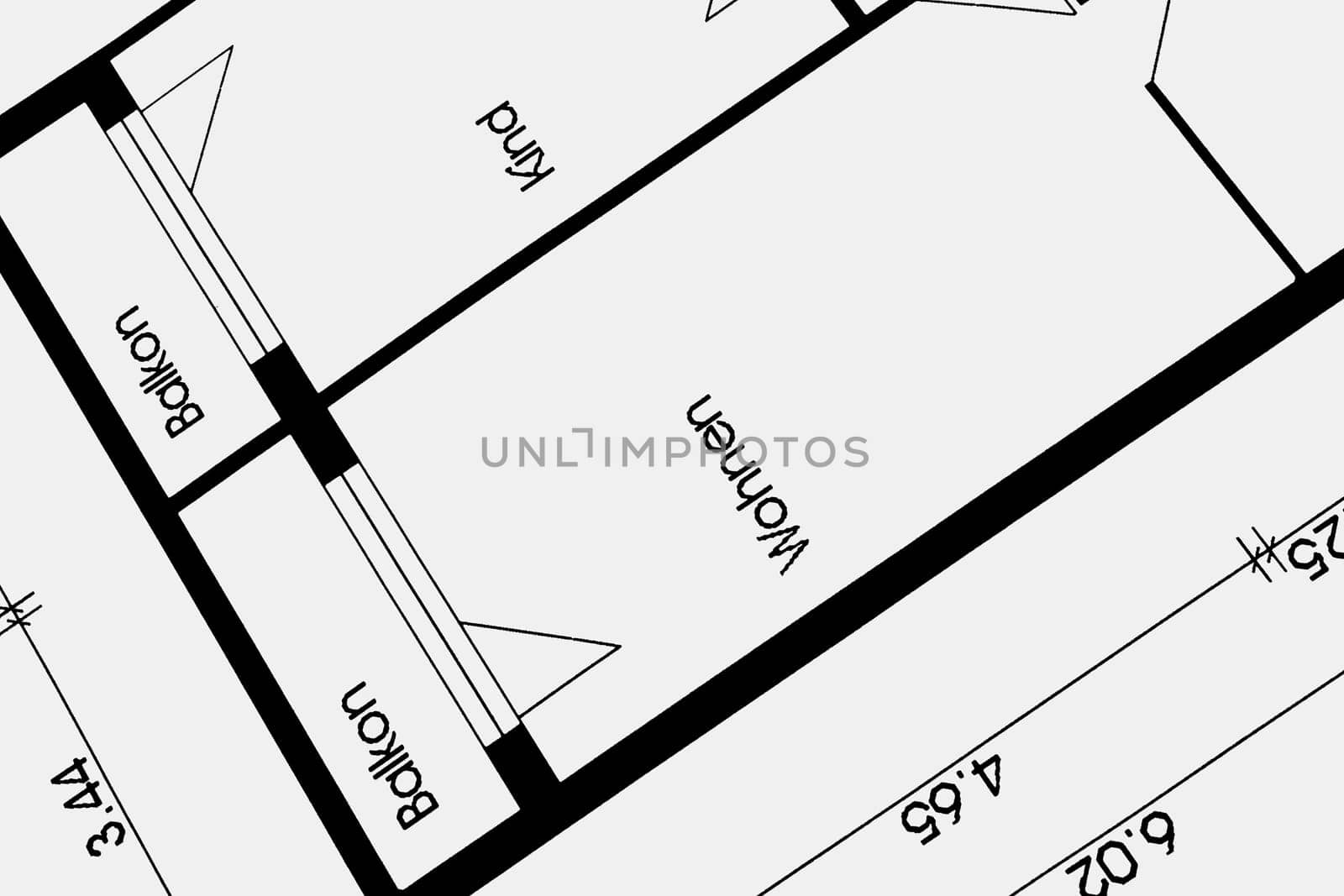 Floor plan of an apartment