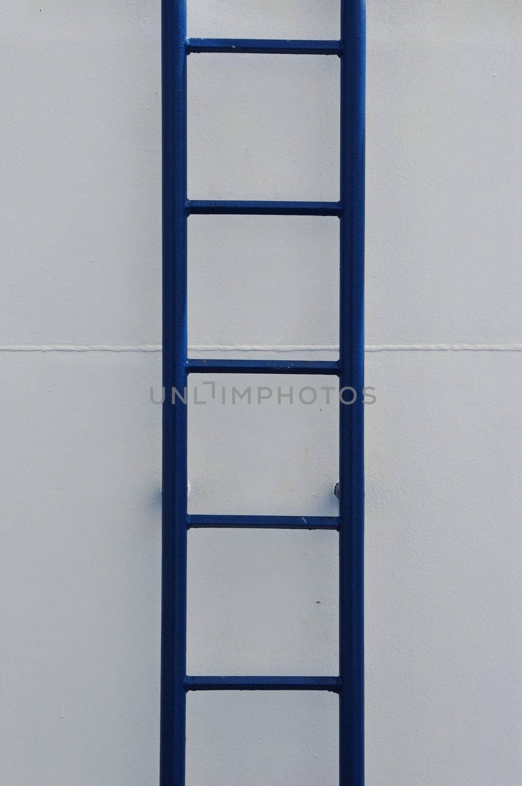 Iron ladder and ship wall abstract background texture.