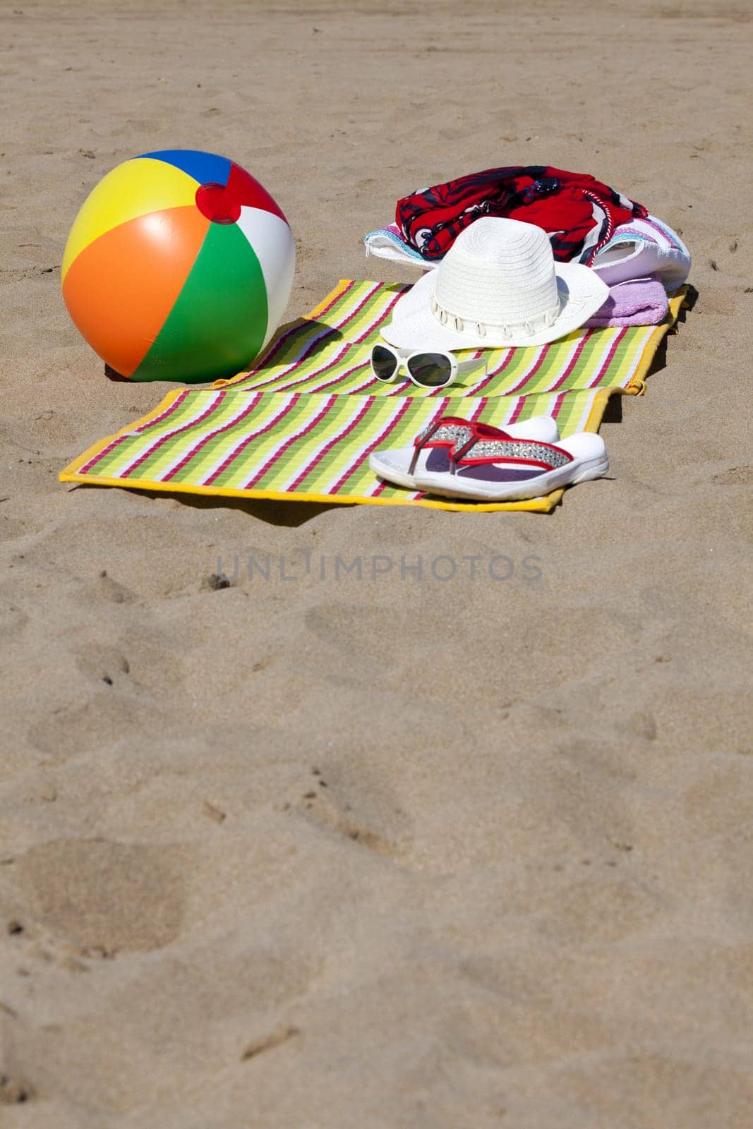 Beach holiday on the fine sandy beach