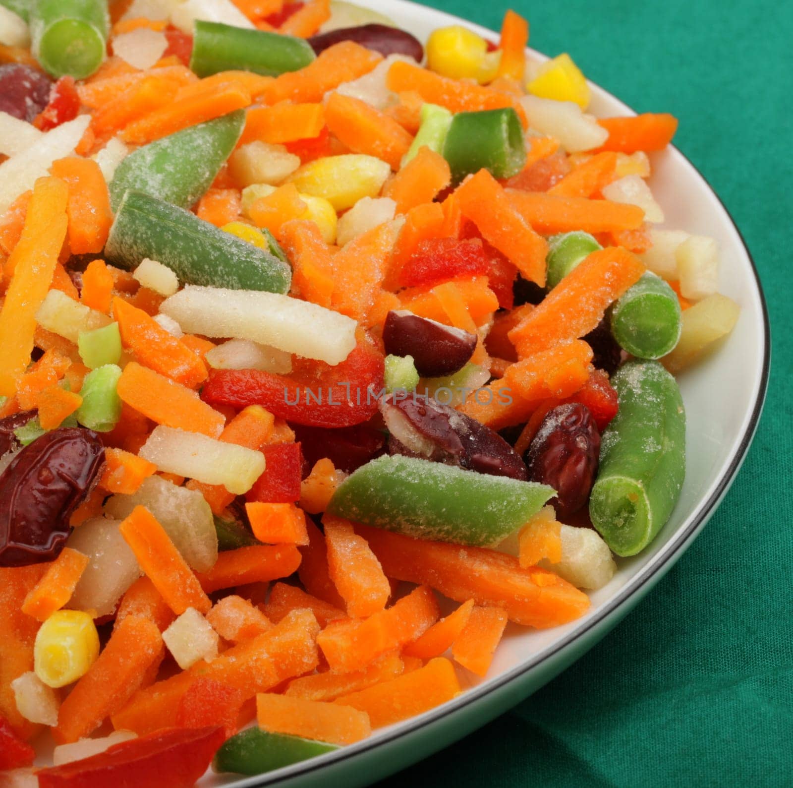frozen vegetables to soups