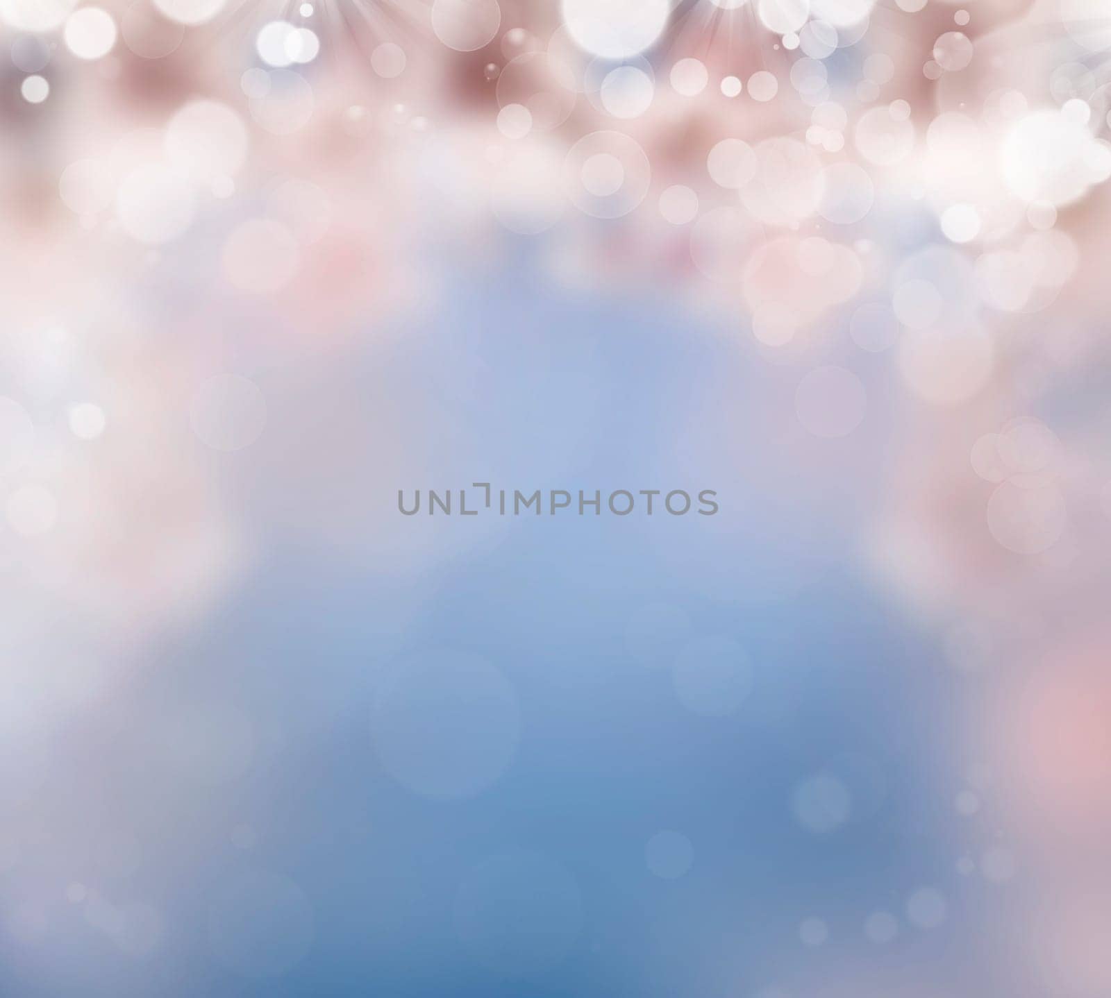 Spring background with colorful lights