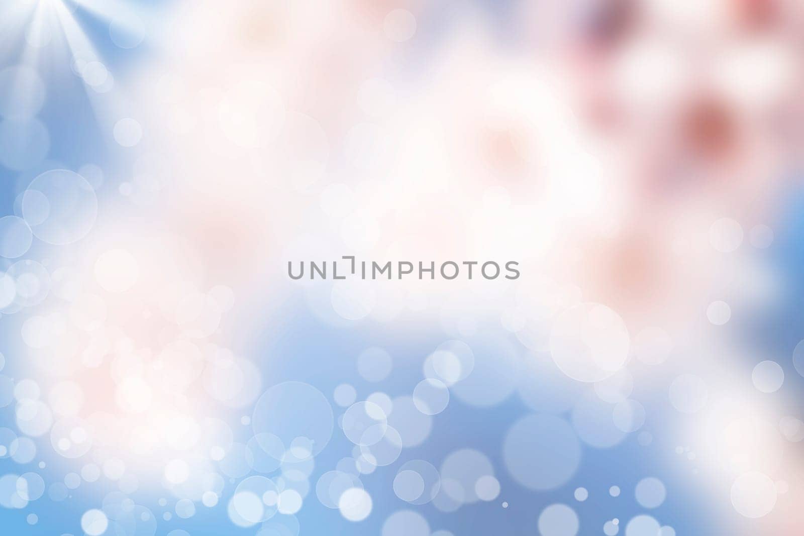 Spring background with colorful lights