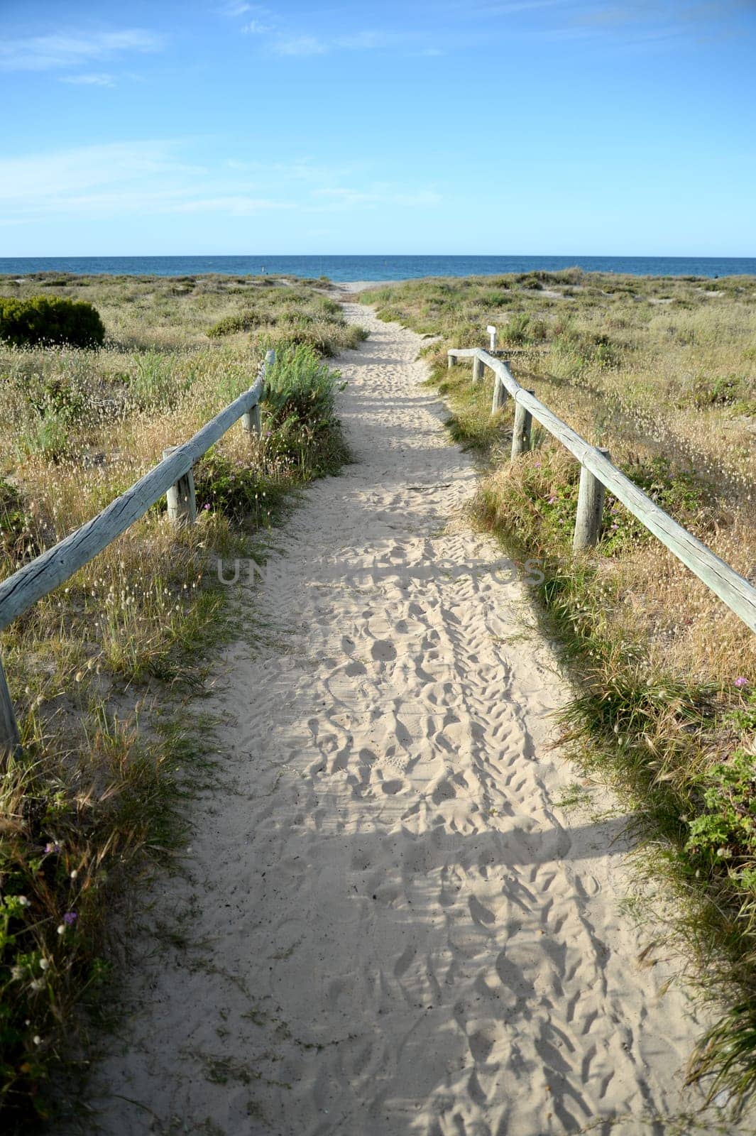 An abstract australian coastal seaside beach image