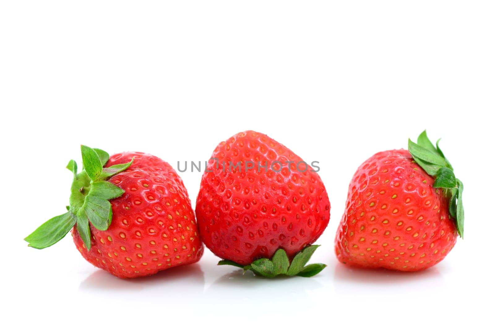 Strawberry isolated on white