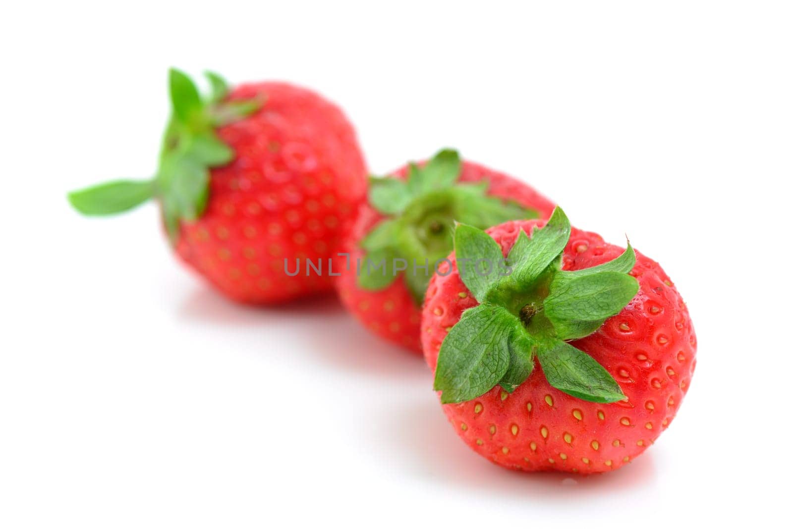 Strawberry isolated on white