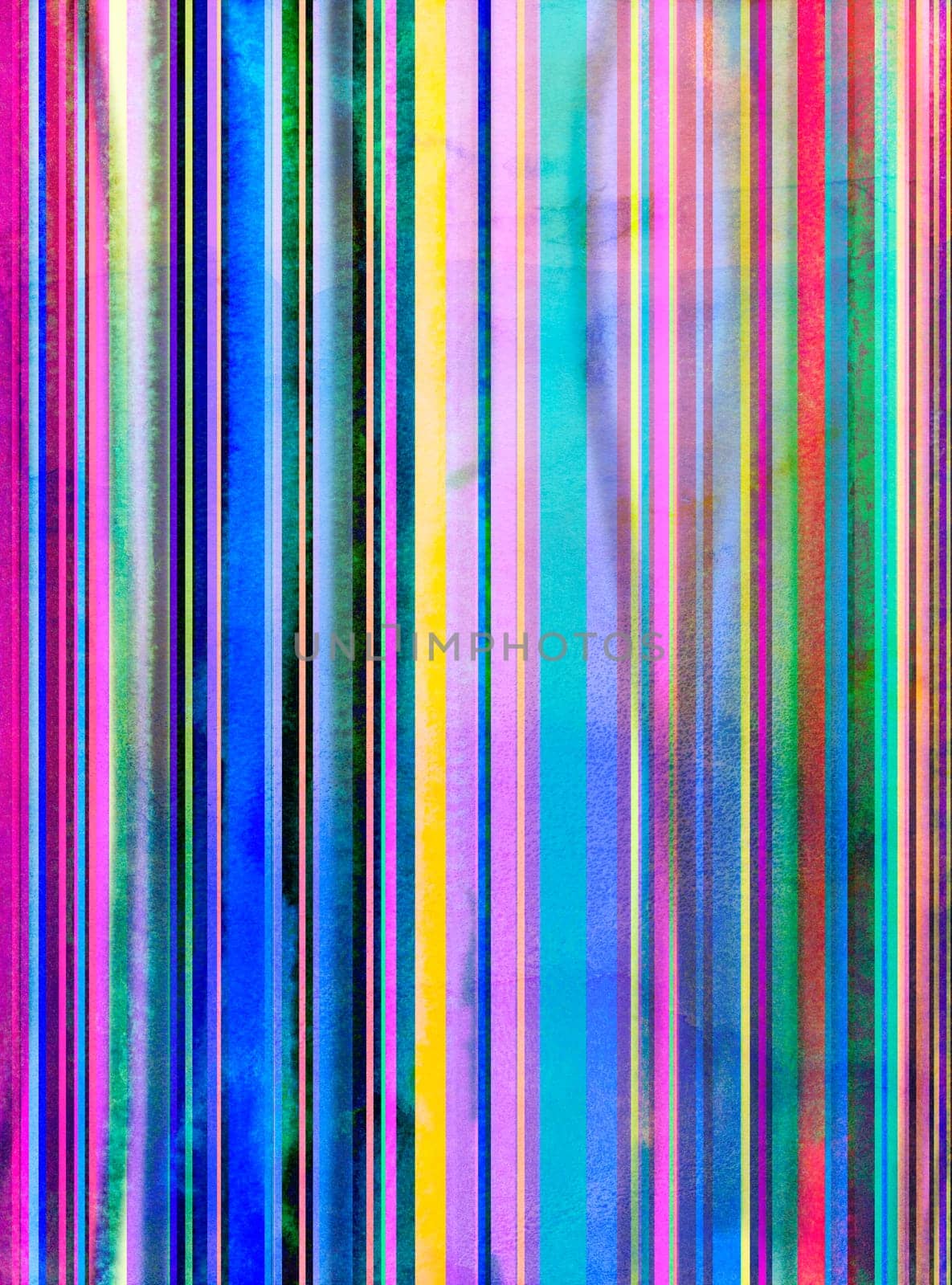 Watercolor Abstract Pattern Old Stripe