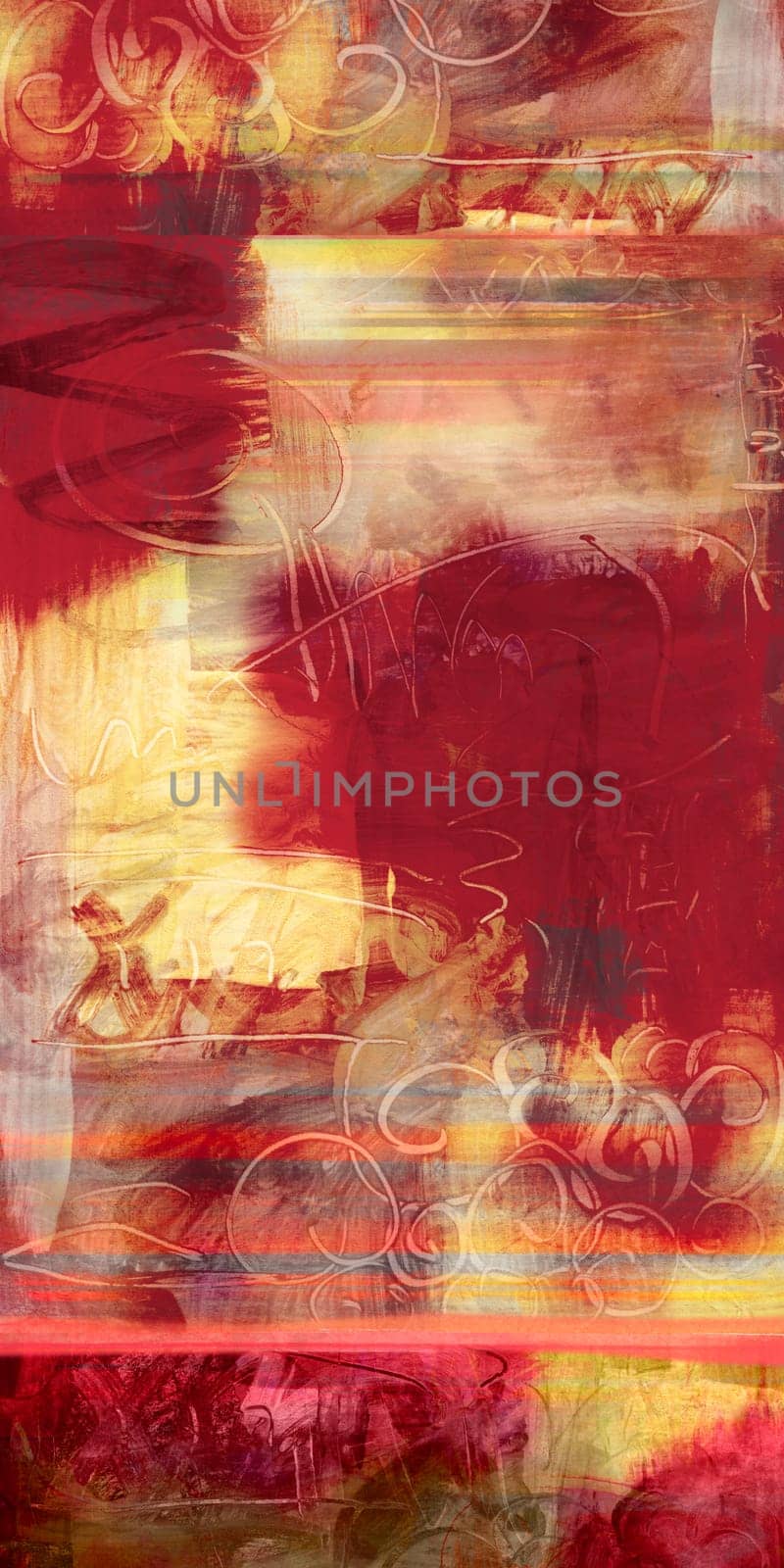 Mixed Media Collage - Abstract Background