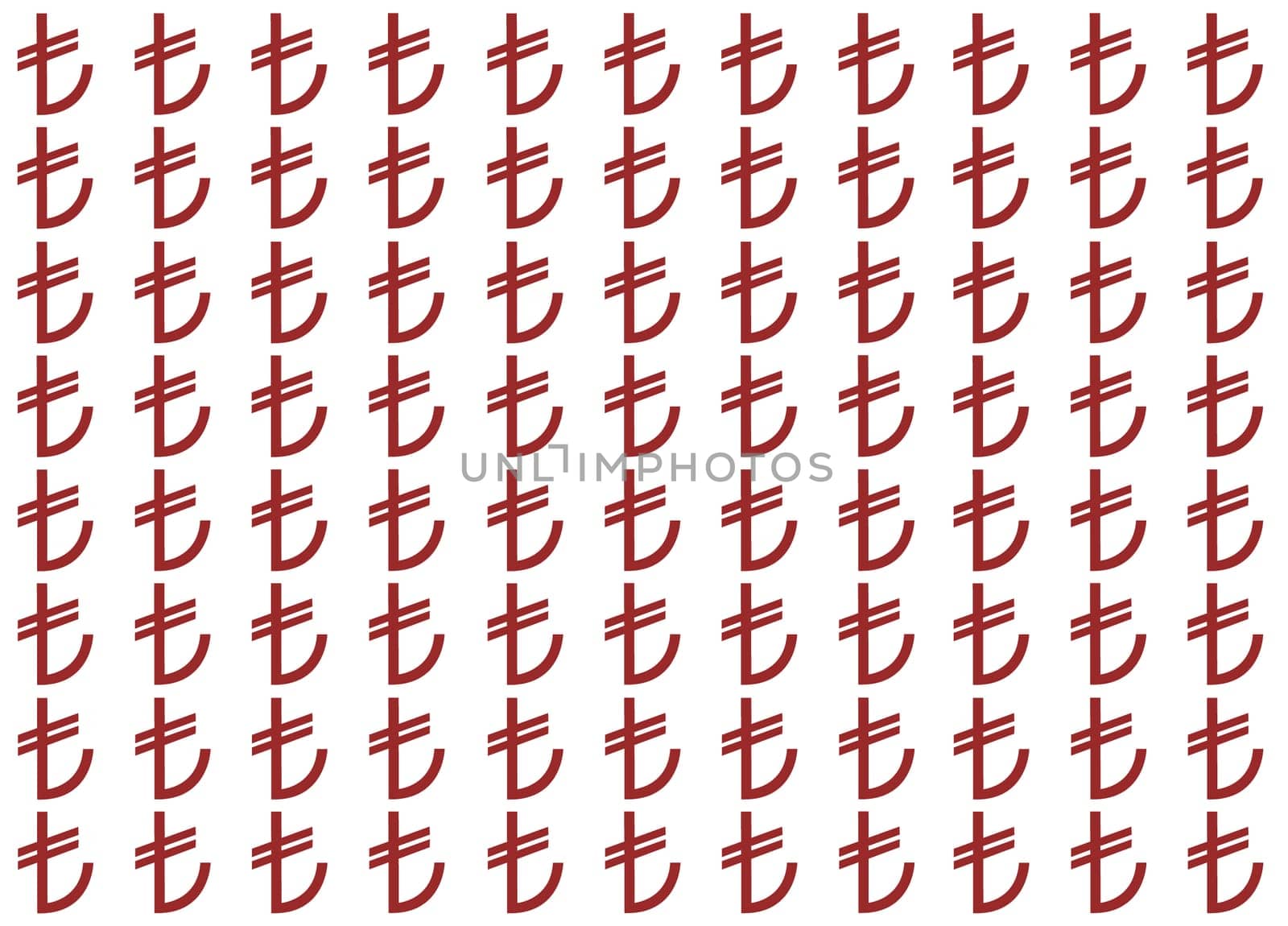 turkish lira sign, vector