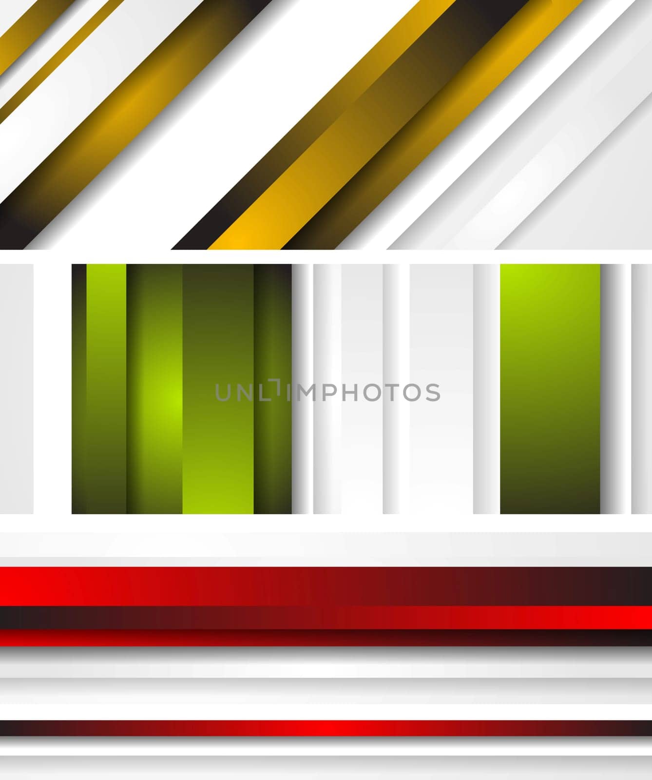 Abstract striped vector color banners