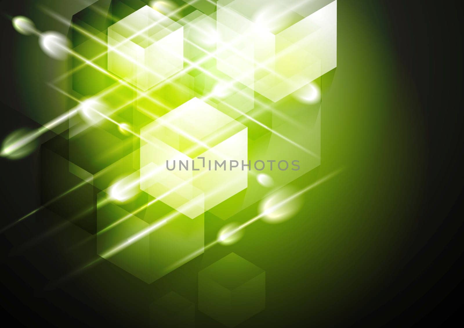Vector shiny tech abstract background