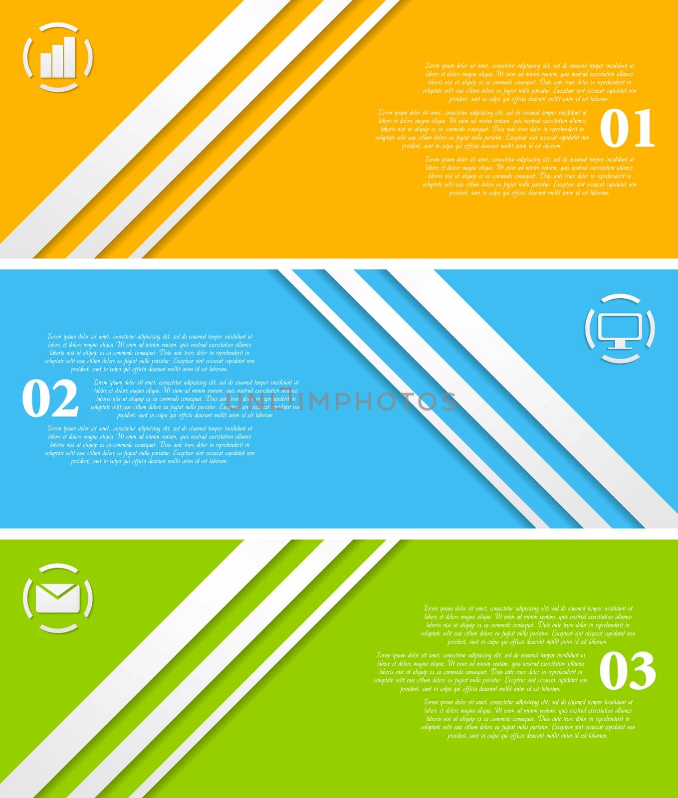 Abstract infographic vector tech banners