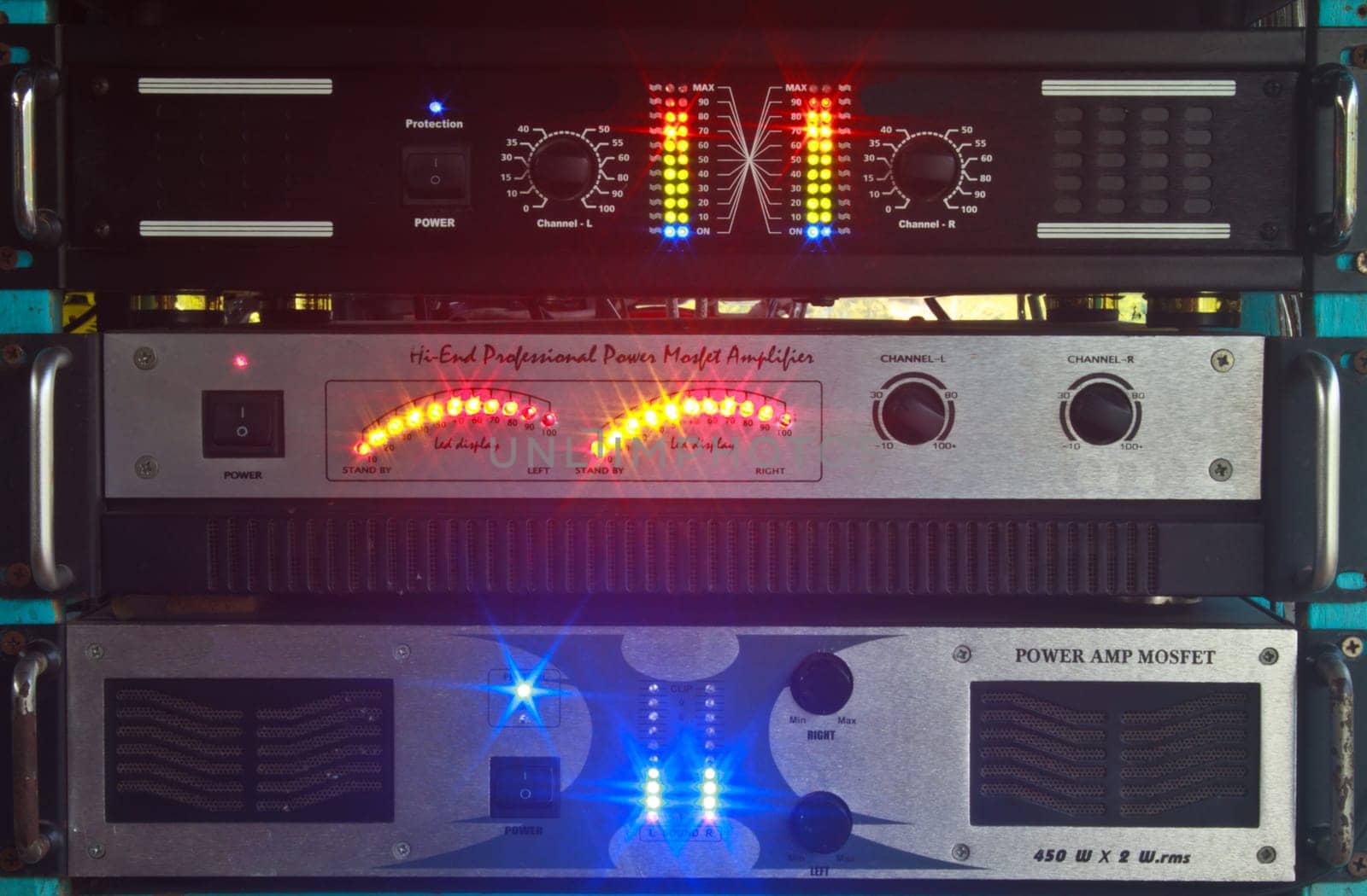 music equalizer,  Sound waves set. Music background