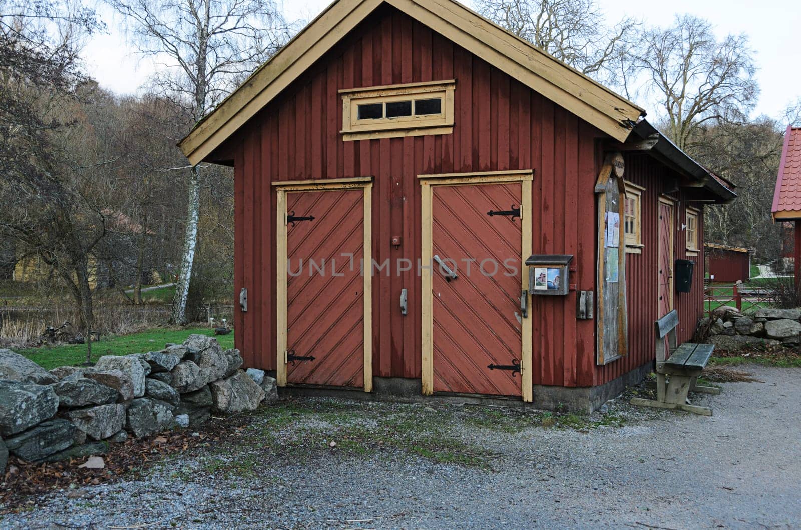 Sundsby manor small storage building at the big building