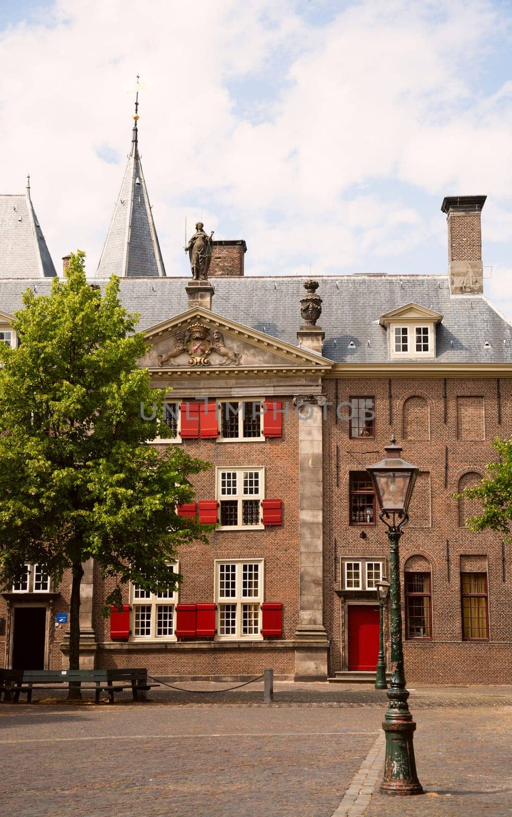 Historic building in Leiden, the Netherlands.