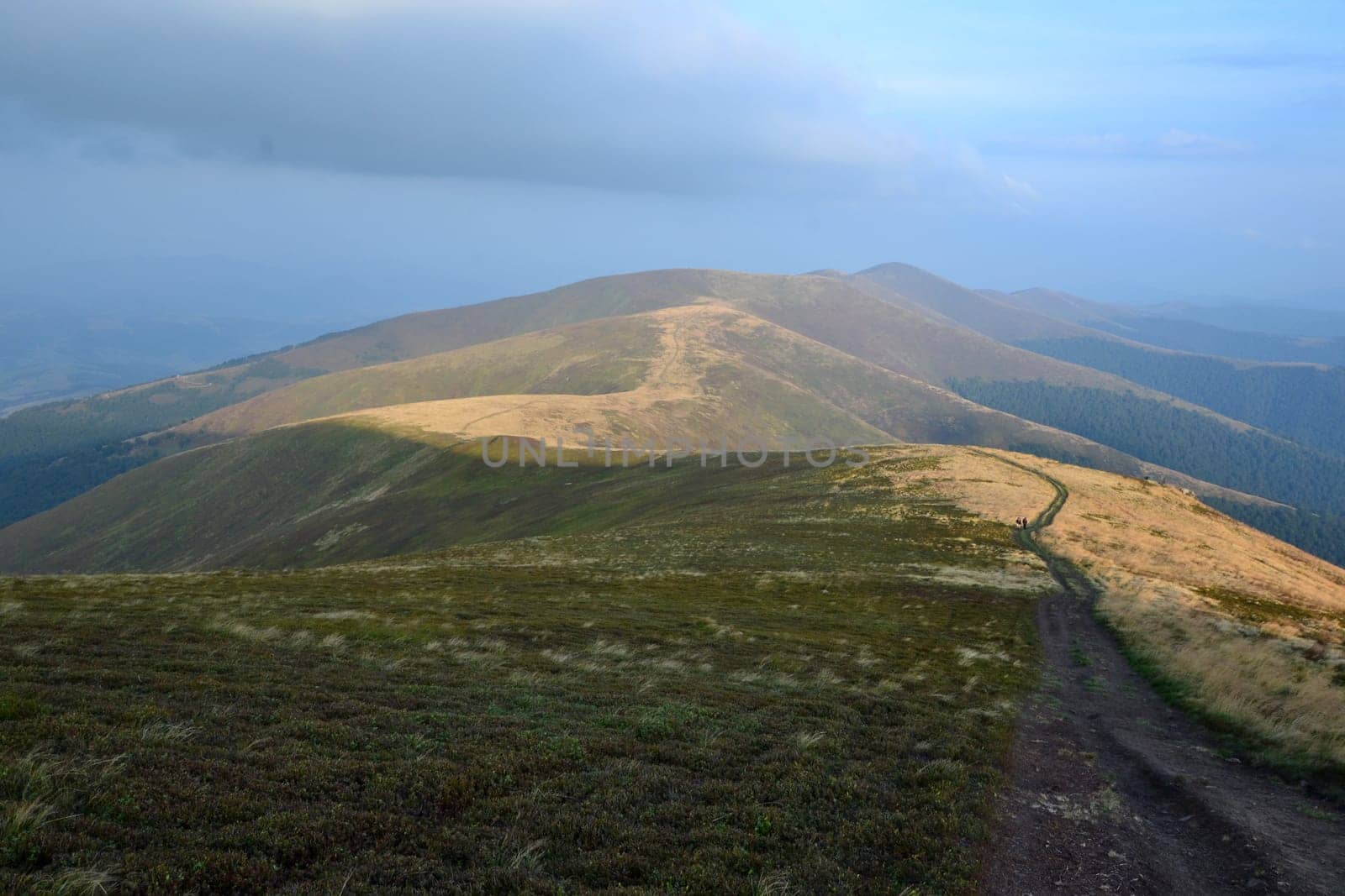 mountain, sky, cloud, eternity, nature, tranquil, hill, scene, ridge