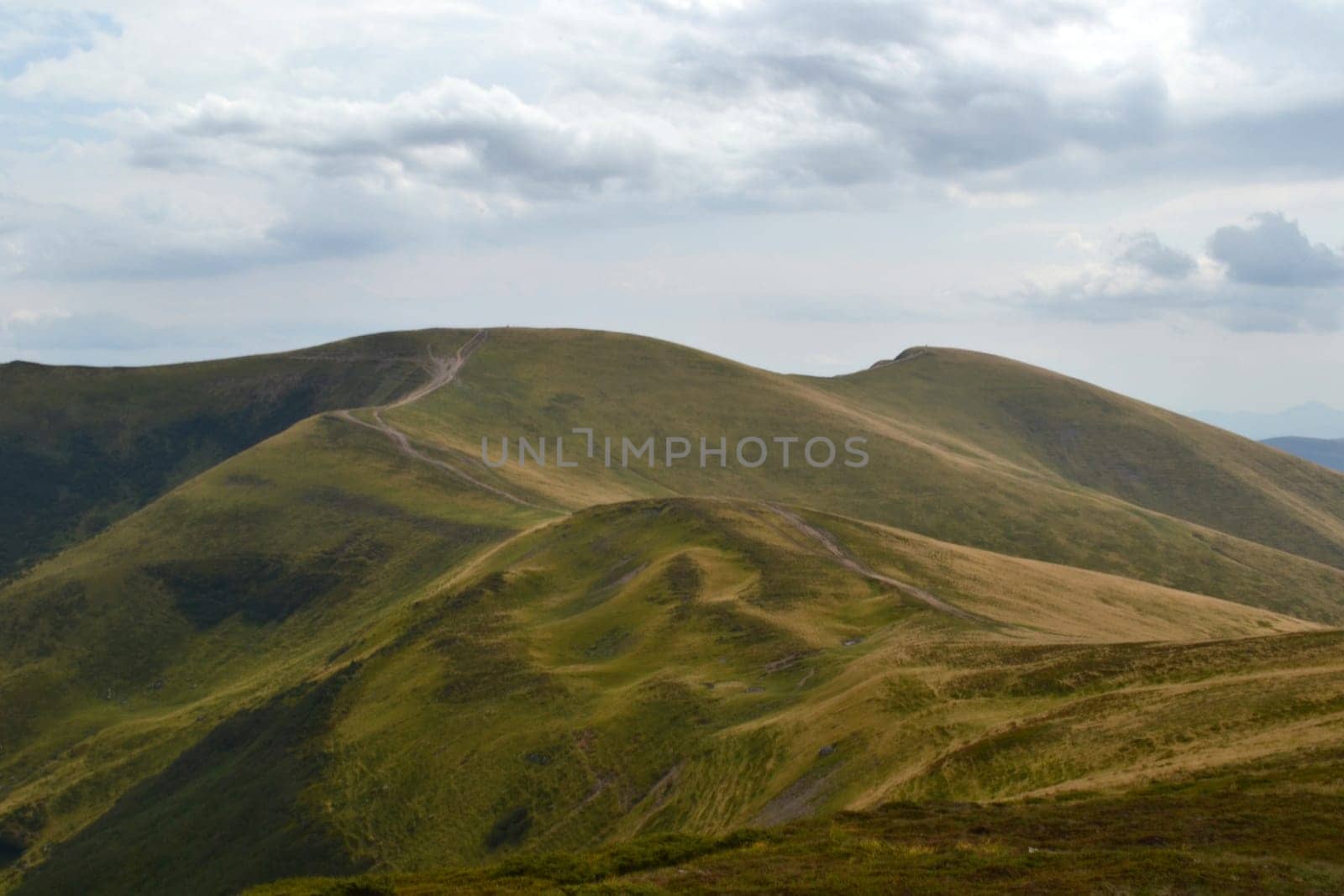 mountain, sky, cloud, eternity, nature, tranquil, hill, scene, ridge