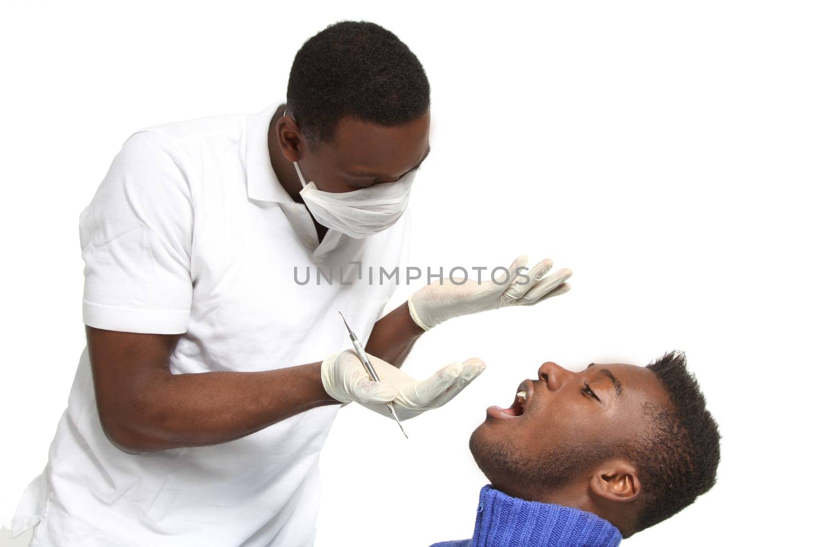 Man at the doctor
