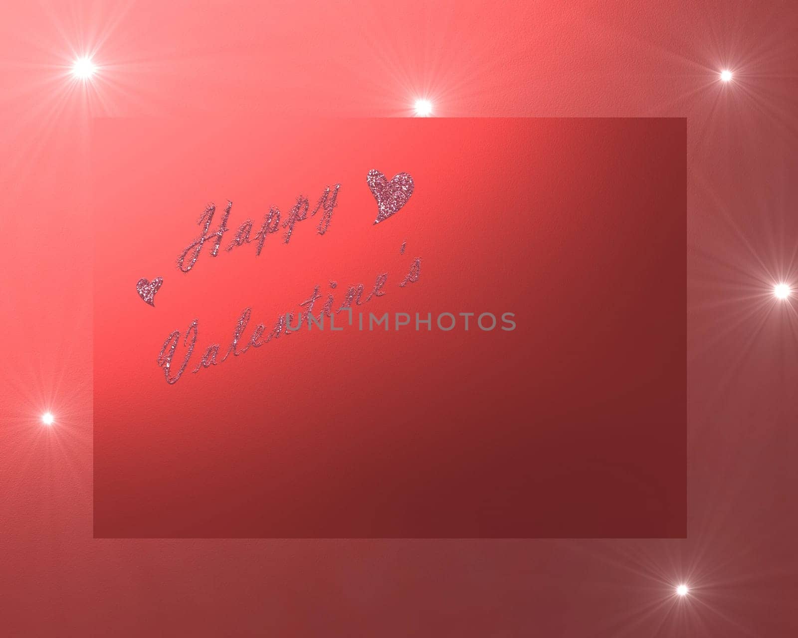 Red background