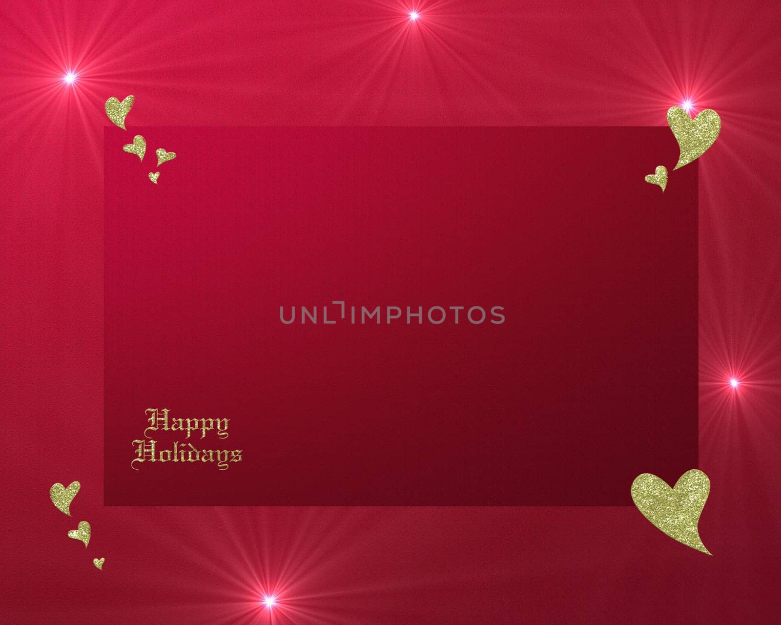 Red background