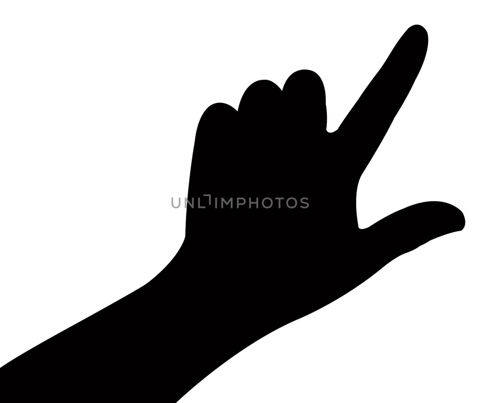 a hand vector