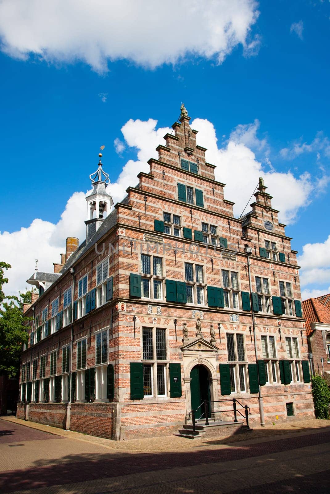 Medieval city hall in Naarden, the Netherlands.