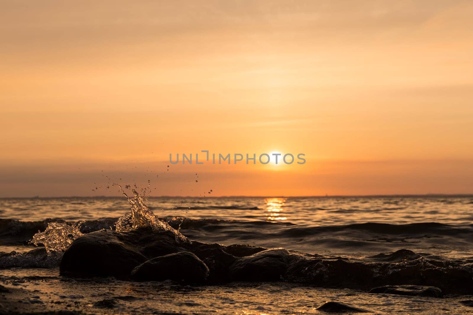 Sunset at the Baltic Sea near Wismar