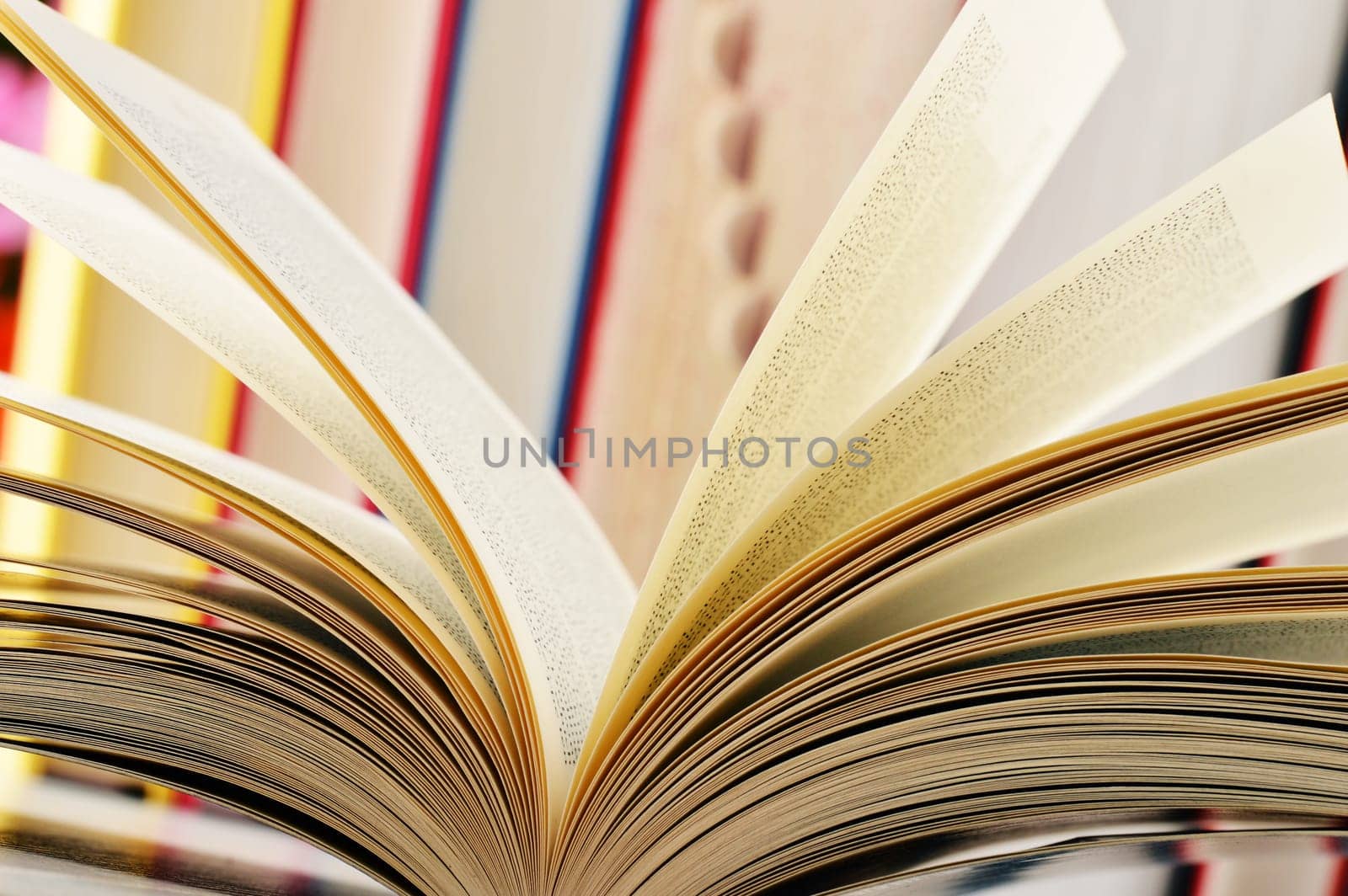 Composition with books on the table