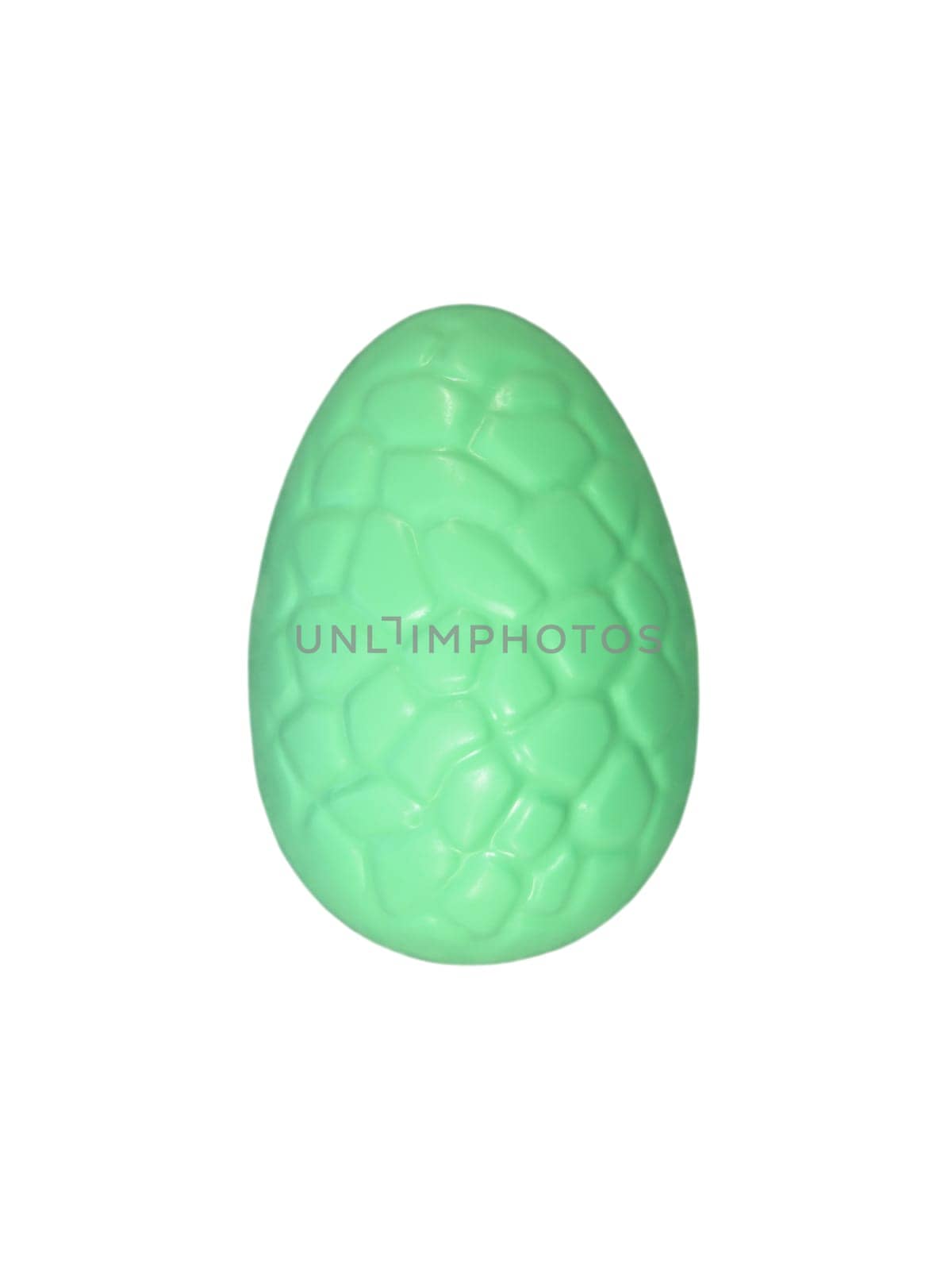 Easter egg moulds isolated against a plain background