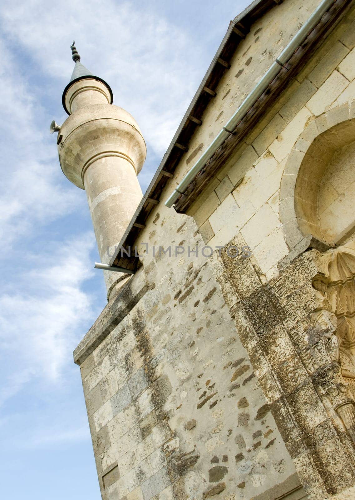 Minaret of the mosque. Crimea, Ukraine