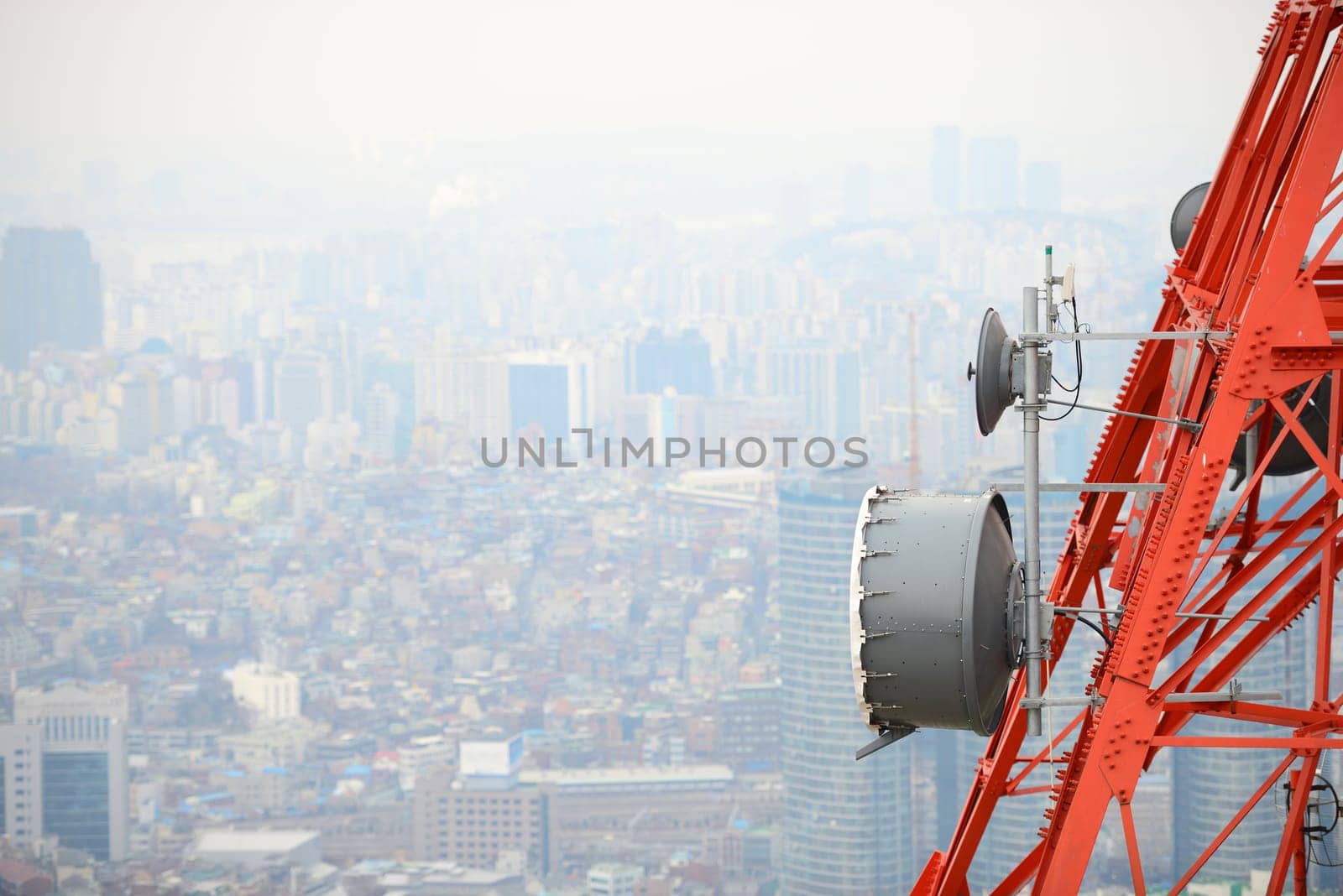 satellite dish tower