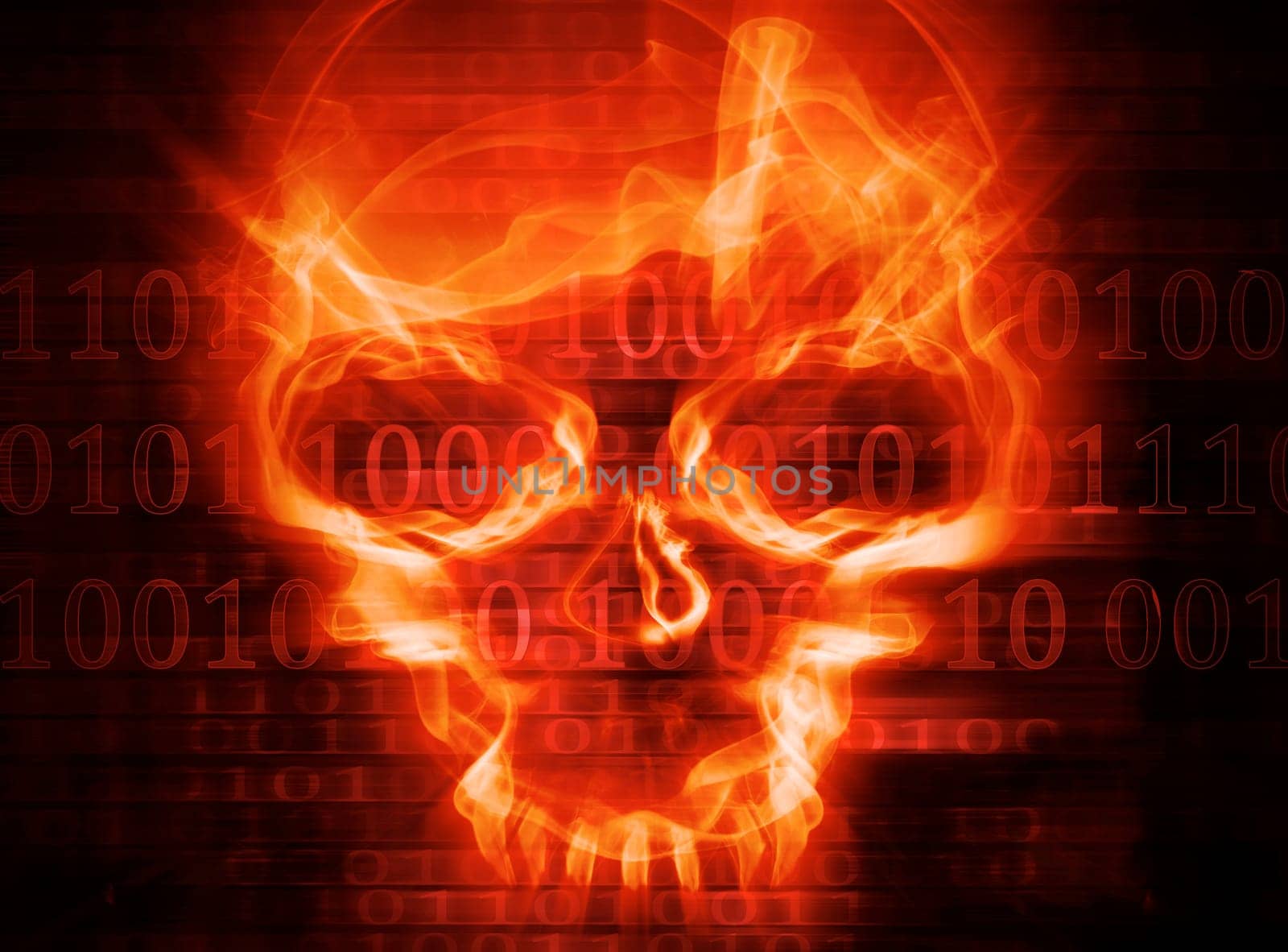 hacker attack concept backround