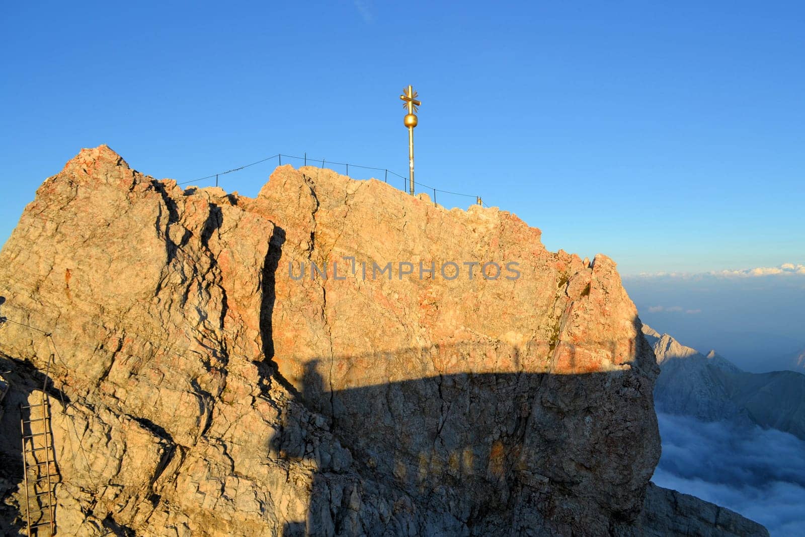 Zugspitze the highest mountain peak in Germany