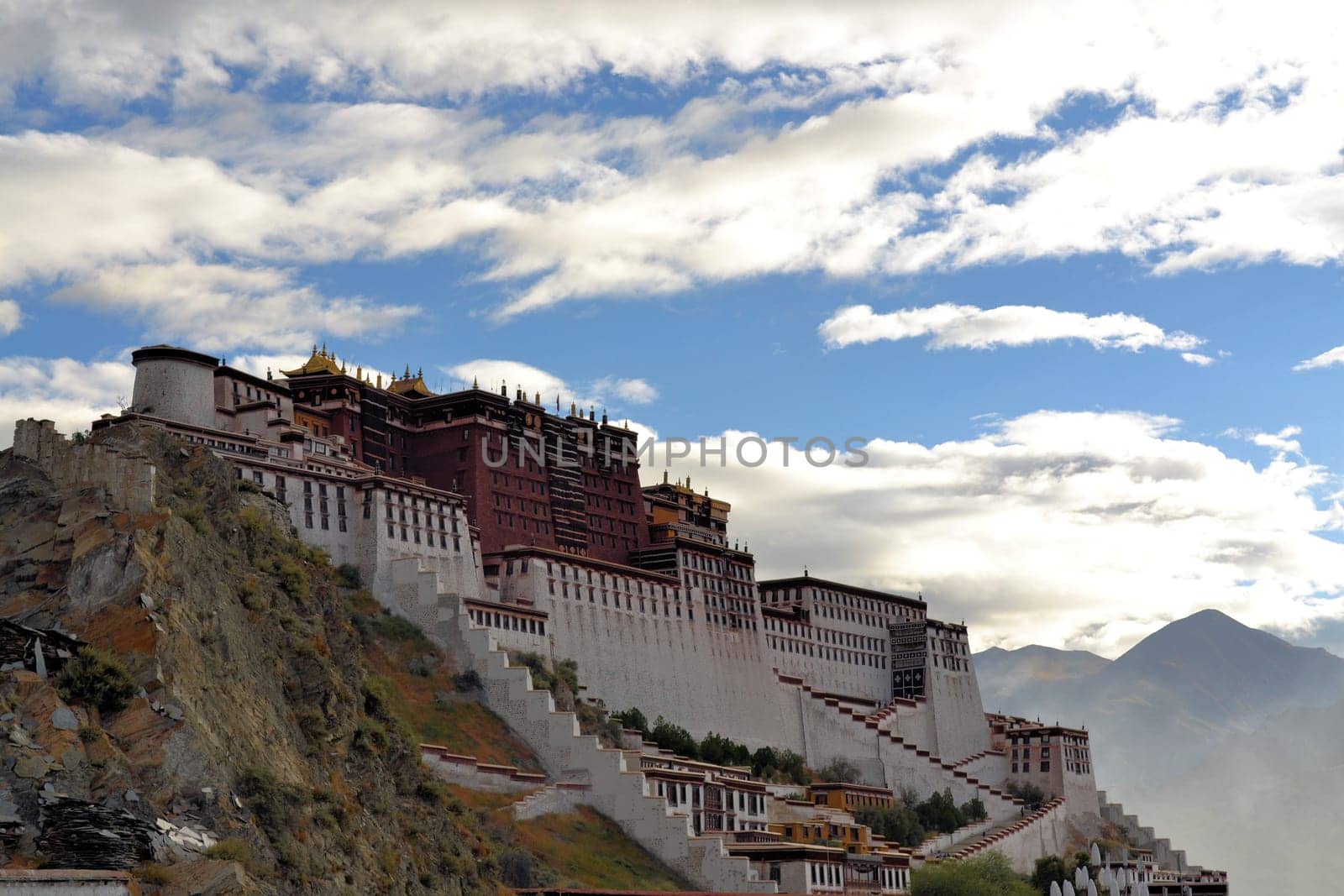 Potala Palace in Lhasa, Tibet, former home of the Dalai Lama