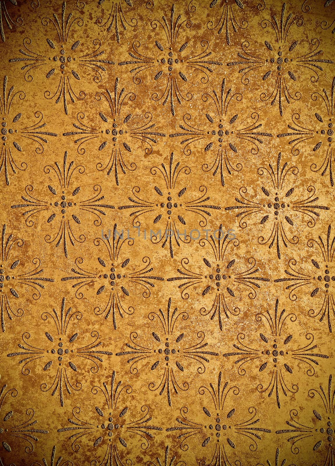 metal background with ornaments