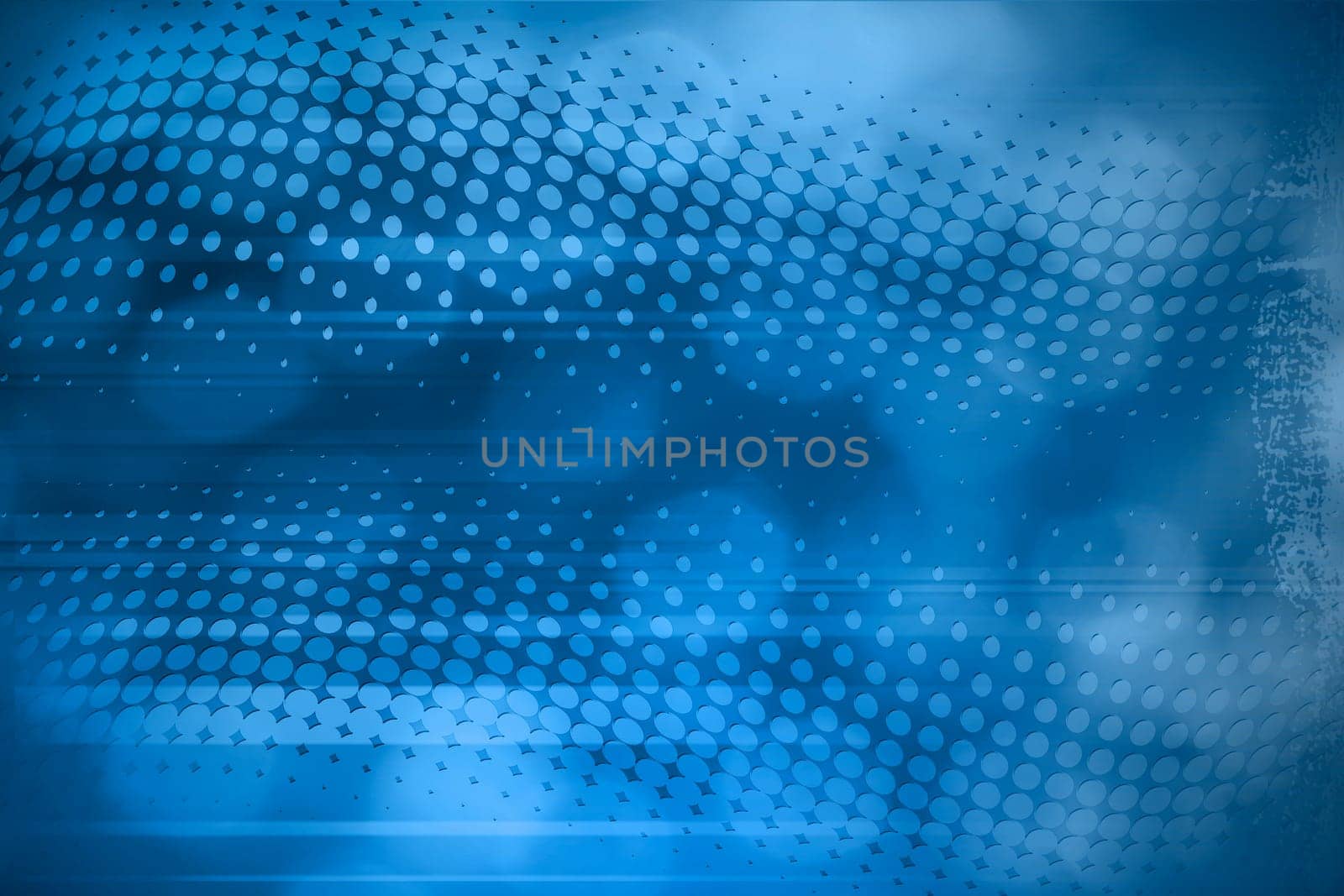 blue abstract background with dots