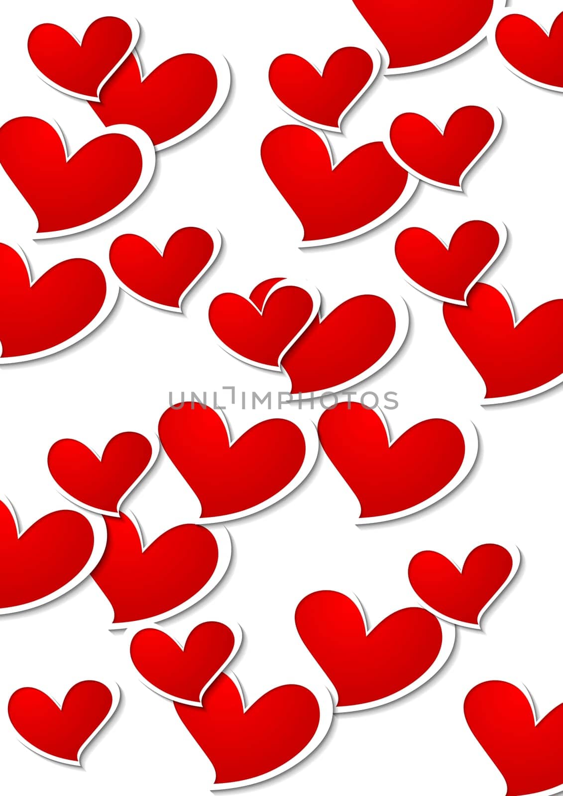 Valentines Day abstract vector background
