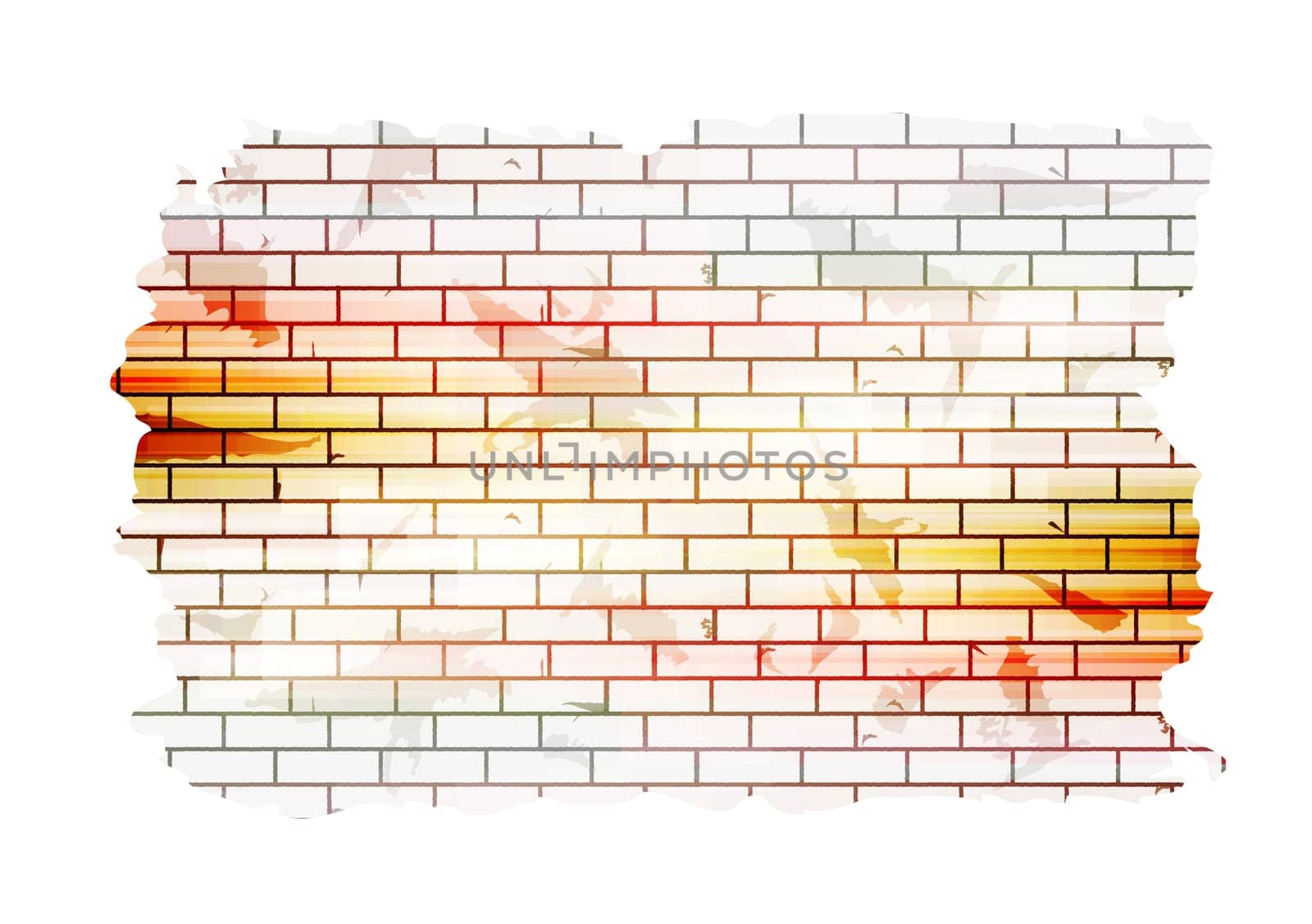 Abstract grunge tech vector background. Brick wall design