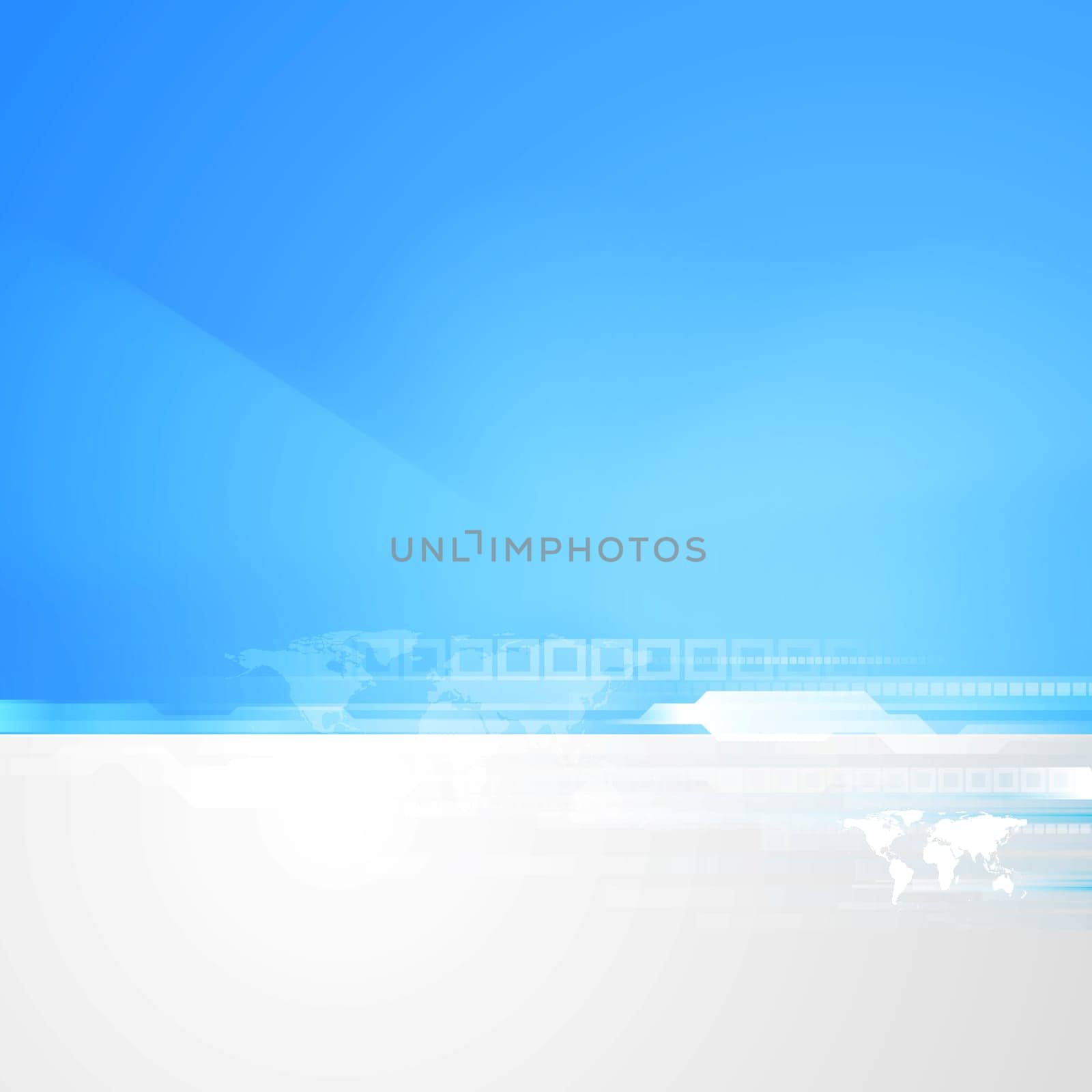 Abstract technology blue and grey vector background