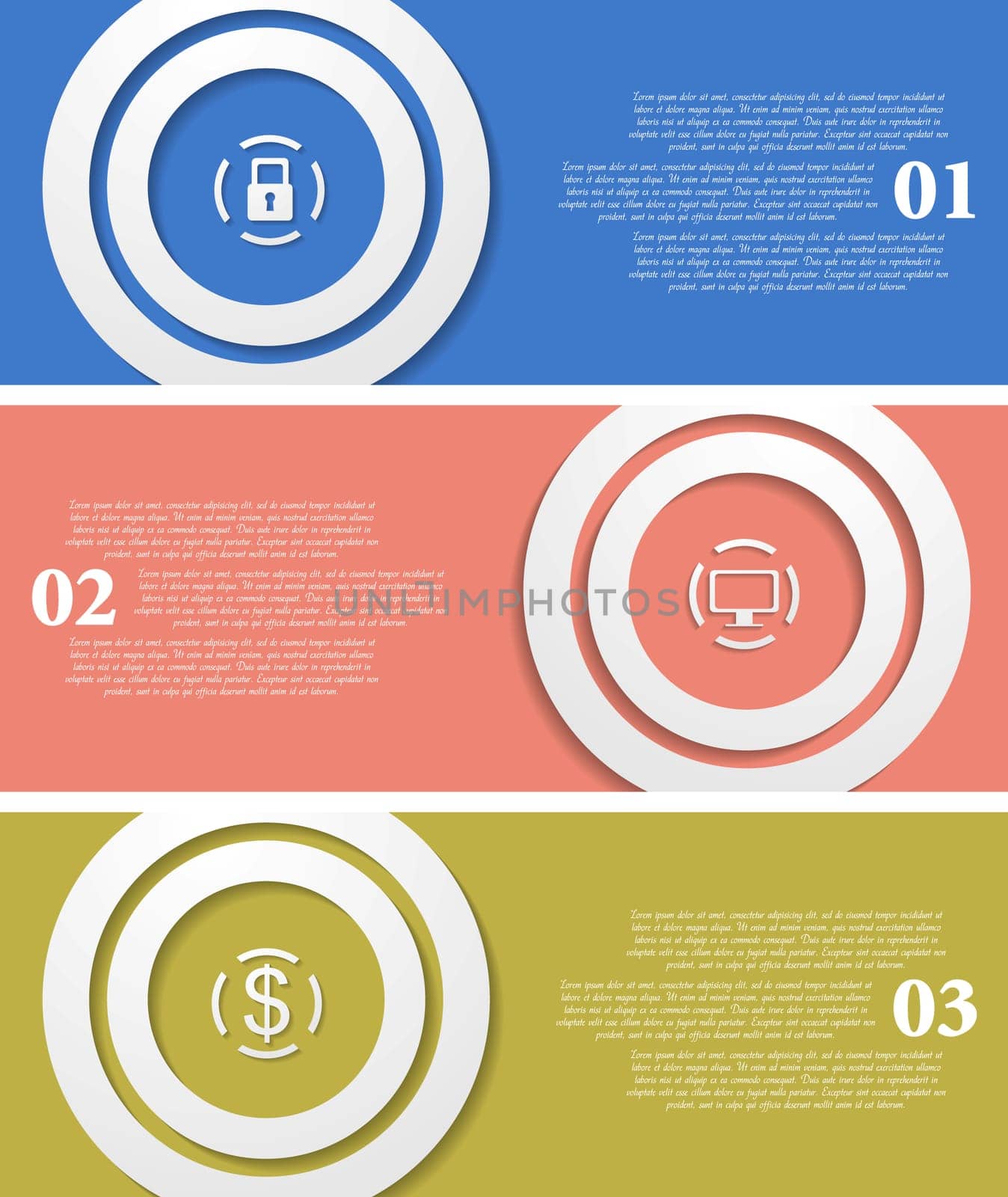 Abstract infographic vector tech banners