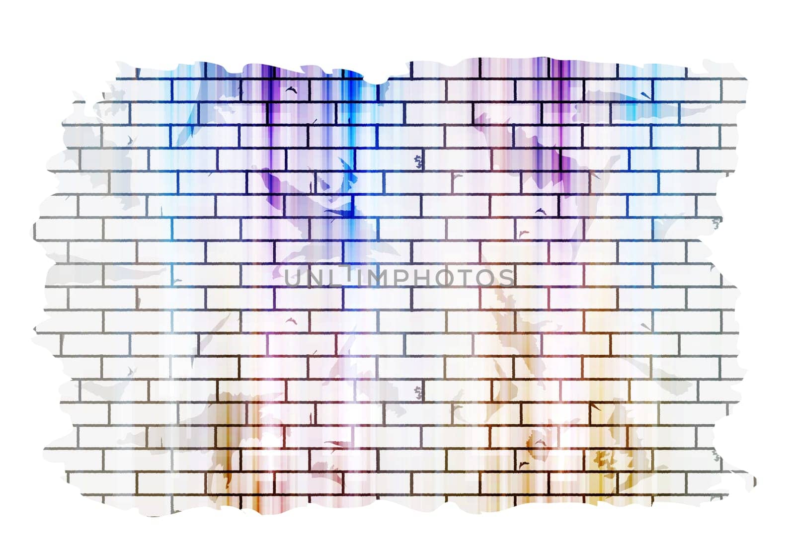 Abstract grunge tech vector background. Brick wall design