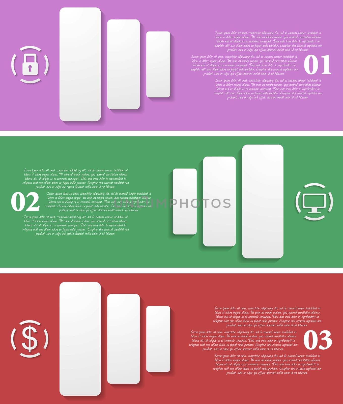 Abstract infographic vector tech banners