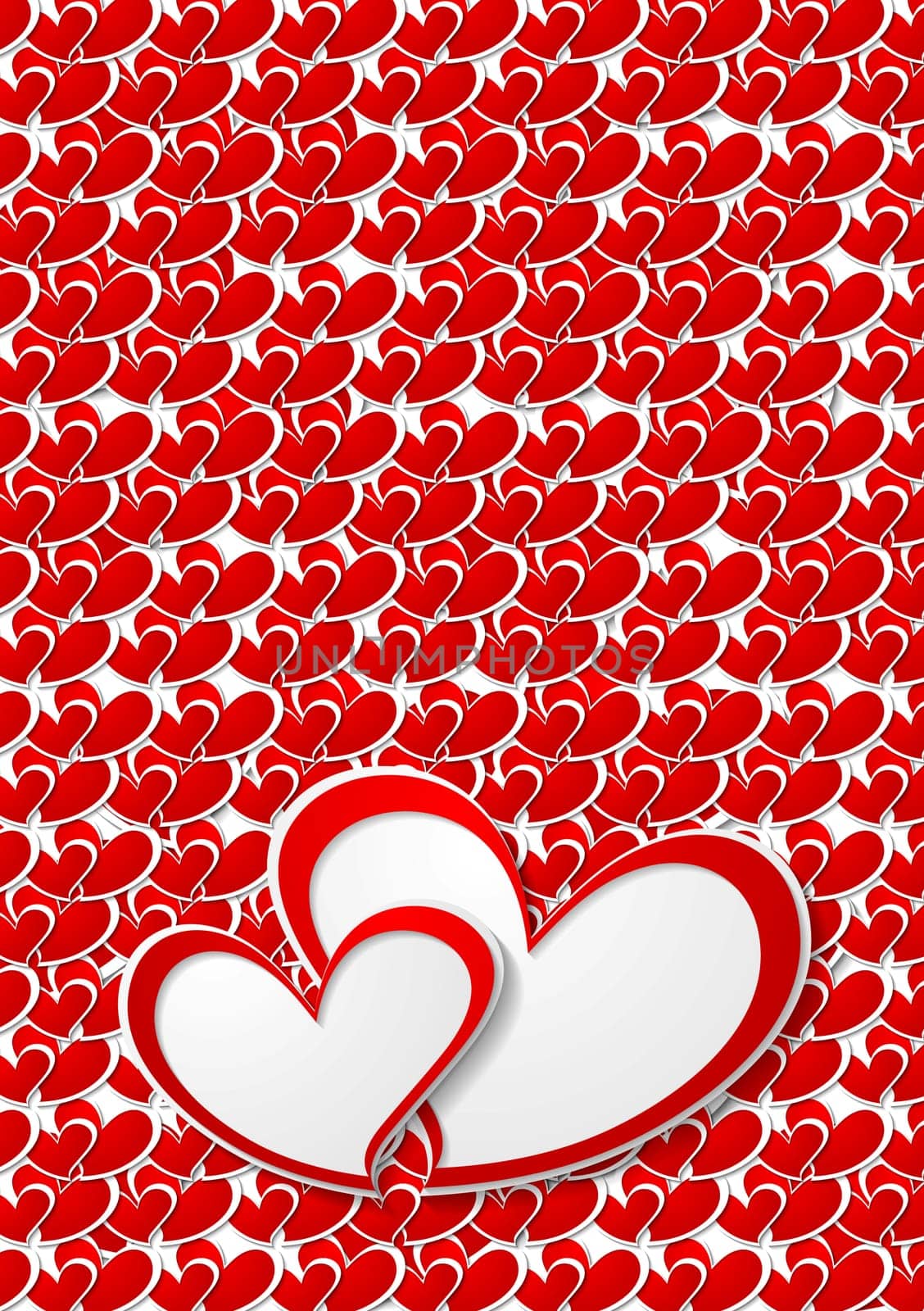 Valentines Day abstract vector background