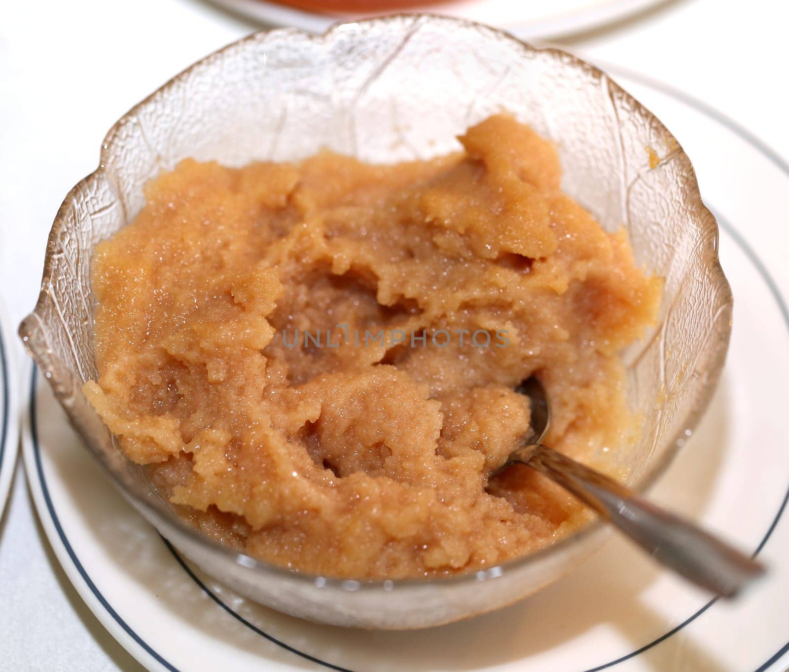 Dish with caviar pollock