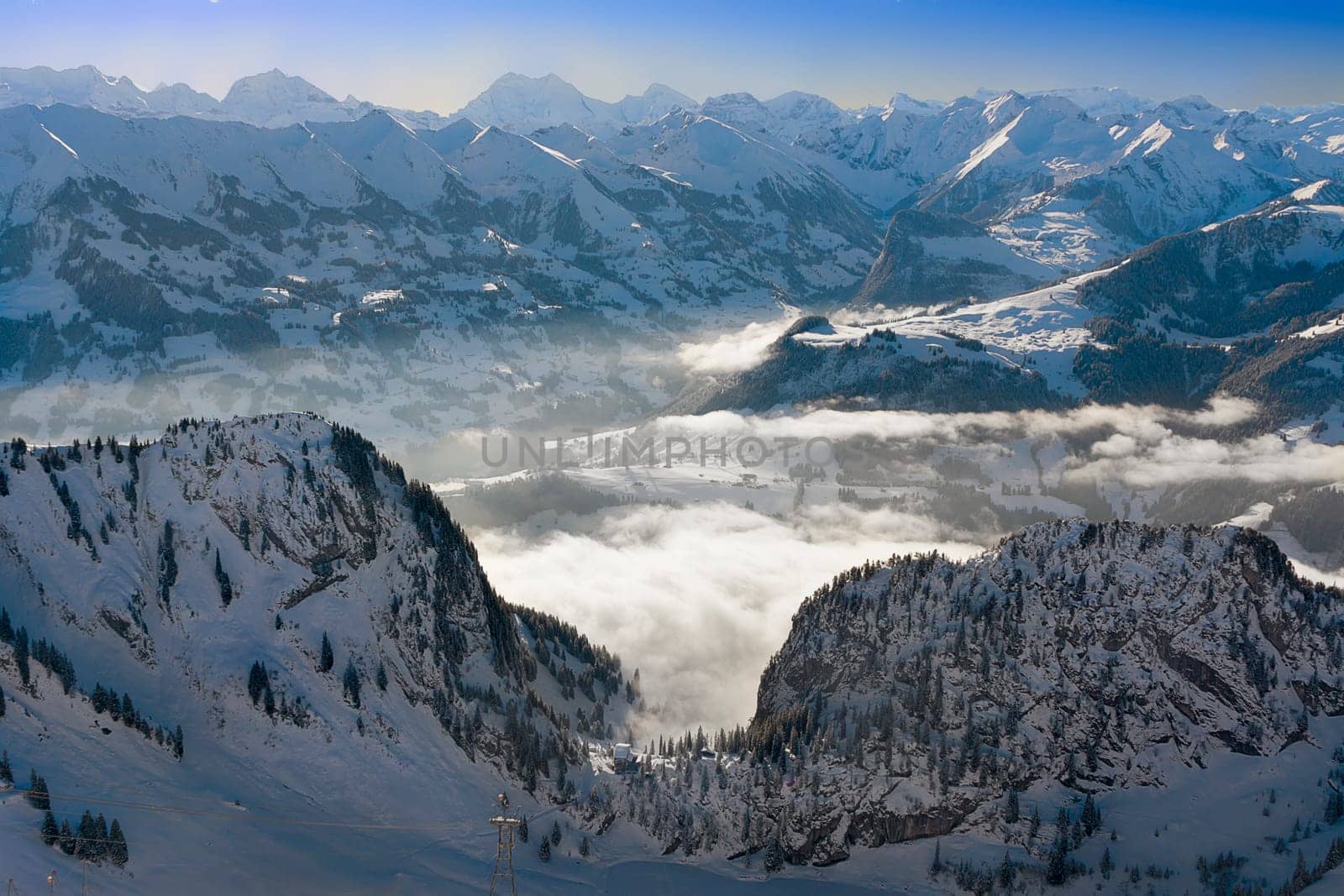 Panorama from the Stockhorn in the Simmental
