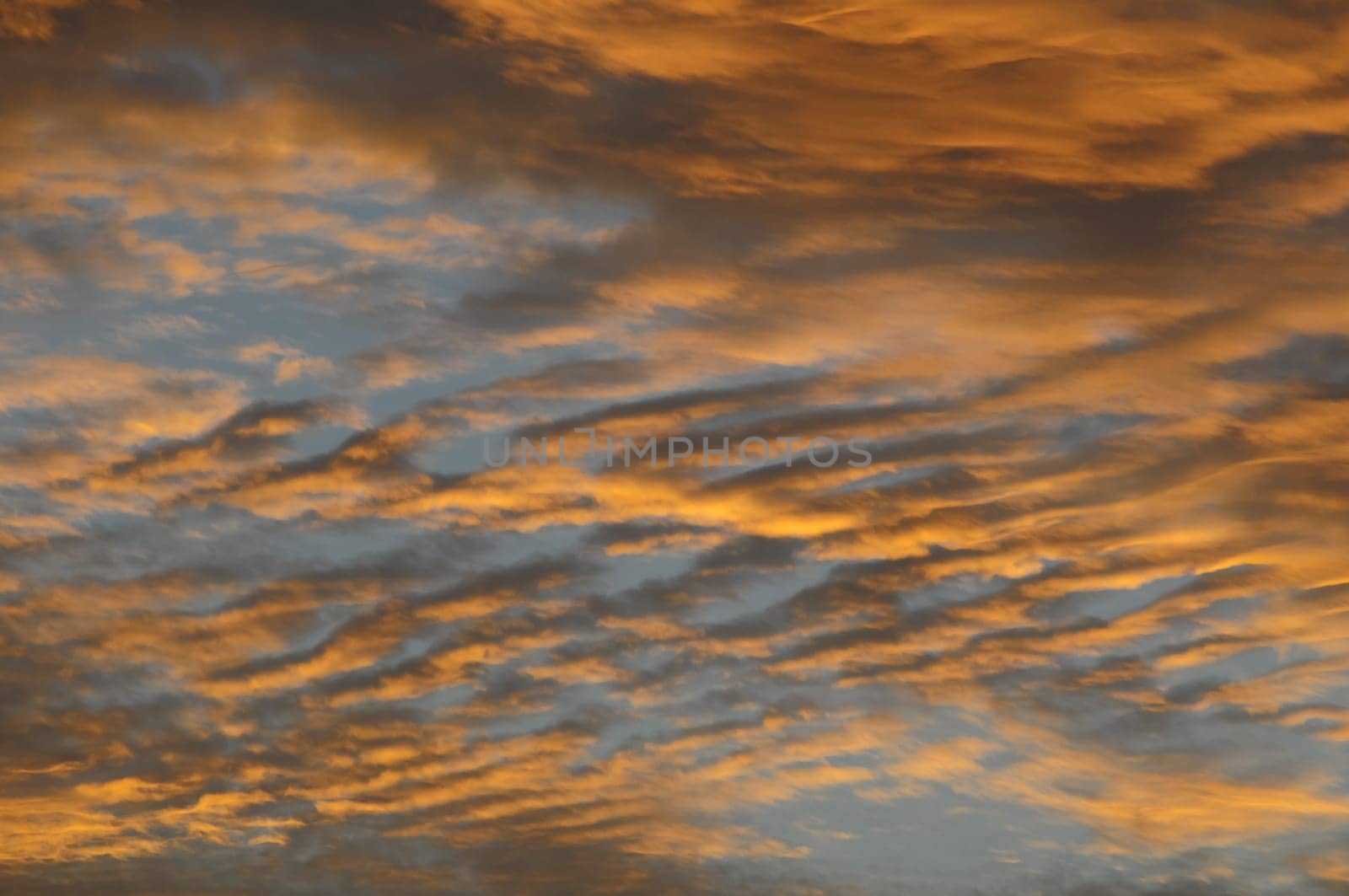 Clouds over the Atlantic Ocean in Tenereife Canary Islands Spain
