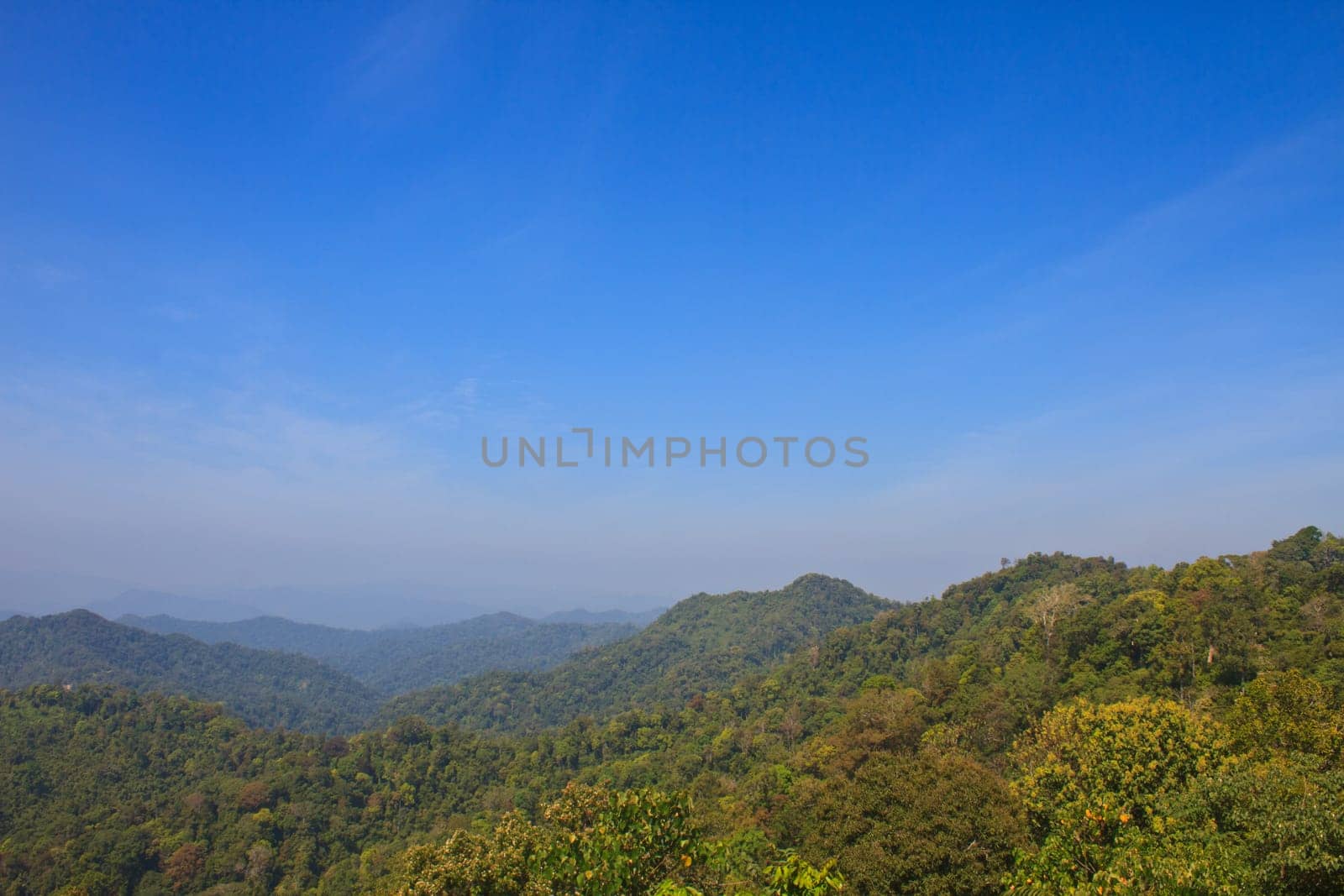 Views of the valley in the national park