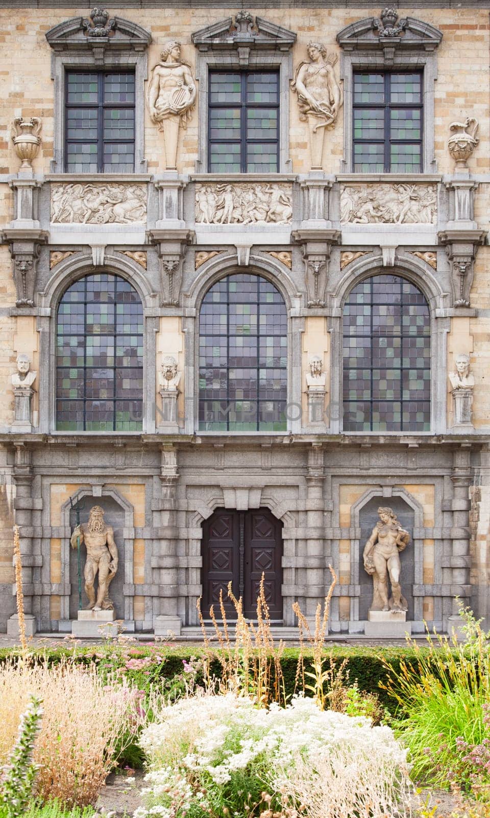 Facade of the Rubenshouse in Antwerp.