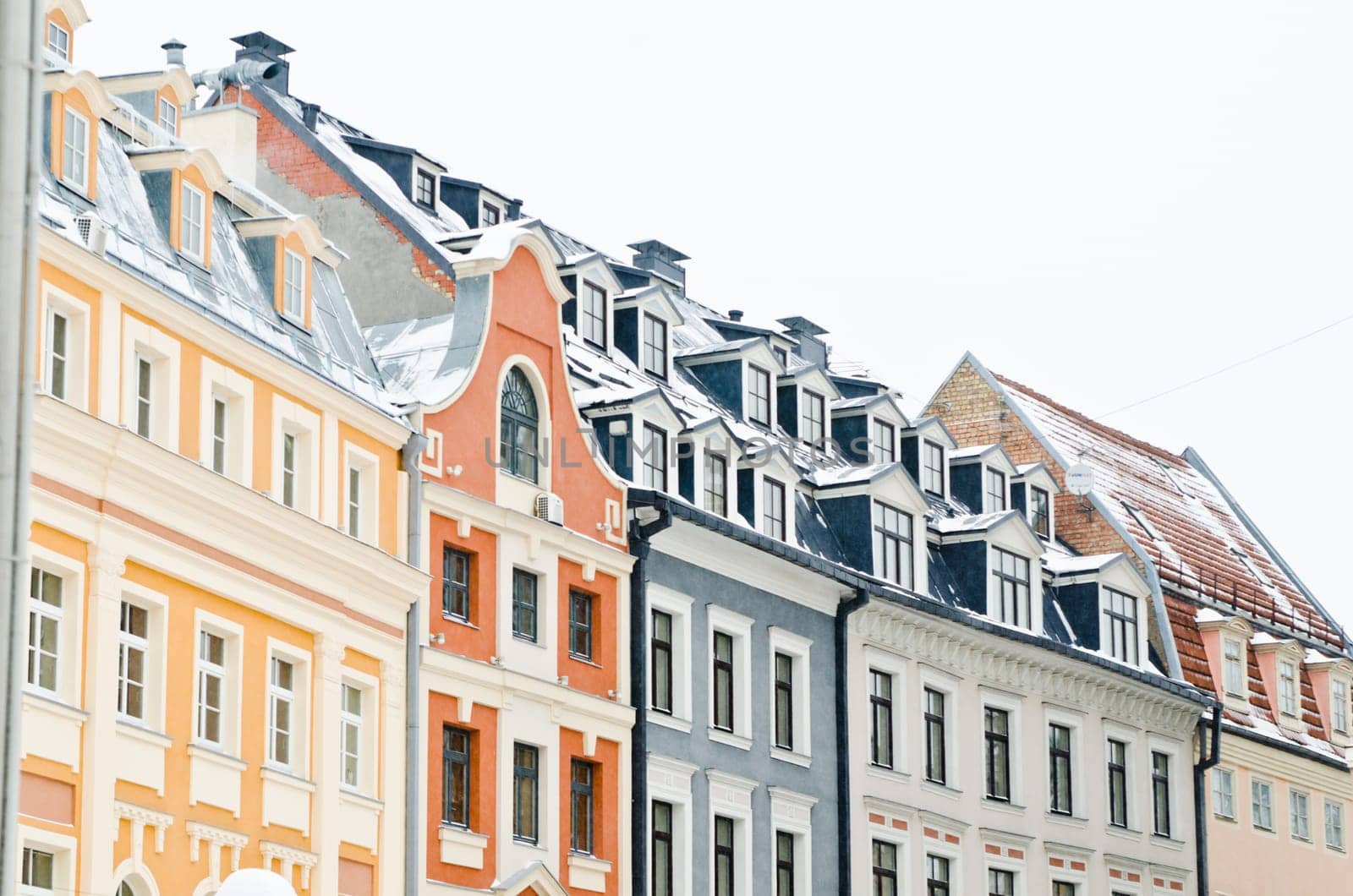 Facades of houses in Old Riga